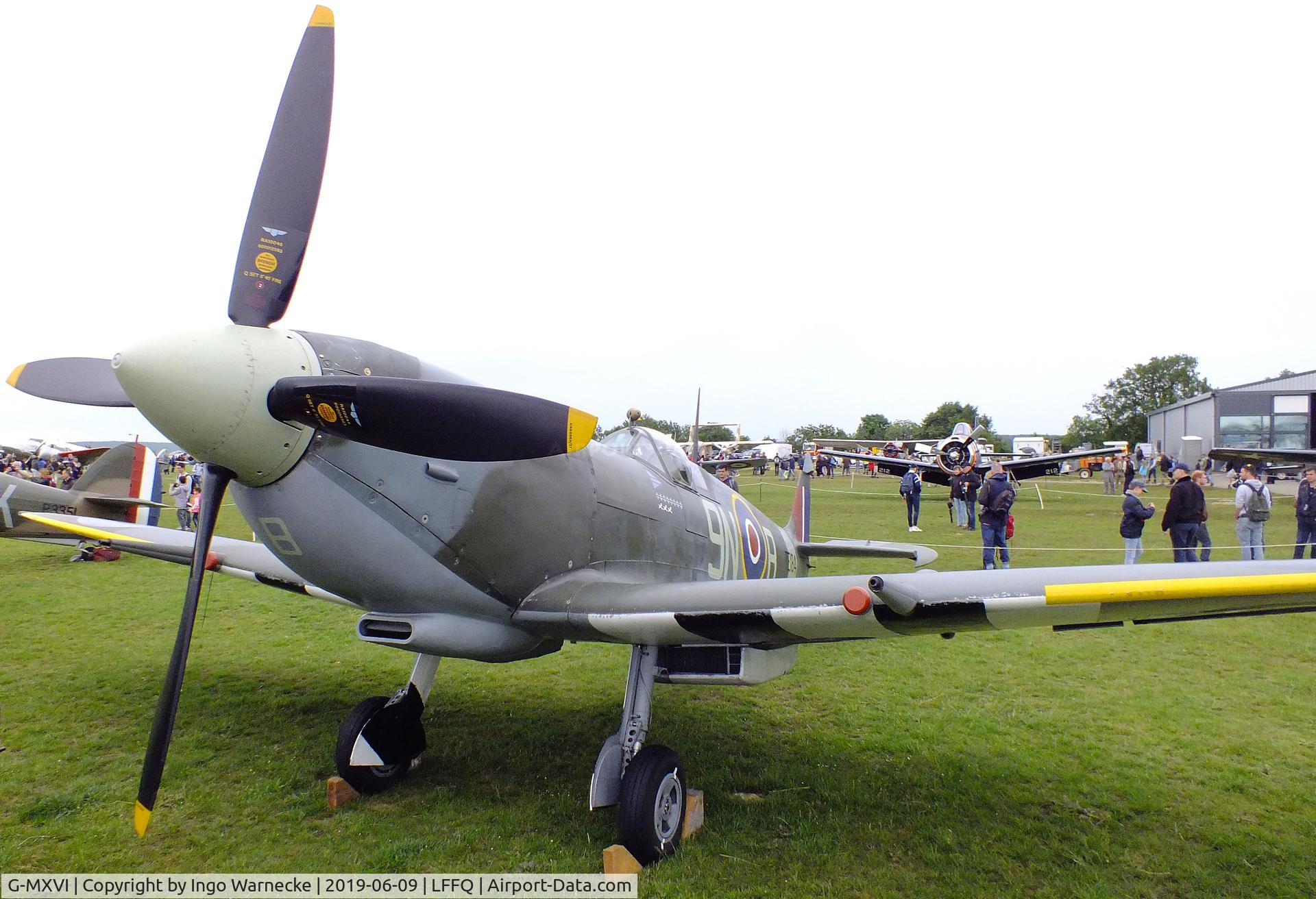 G-MXVI, 1945 Supermarine 361 Spitfire LF.XVIe C/N CBAF.IX.4394, Supermarine Spitfire LF XVIe at the Meeting Aerien 2019, La-Ferte-Alais