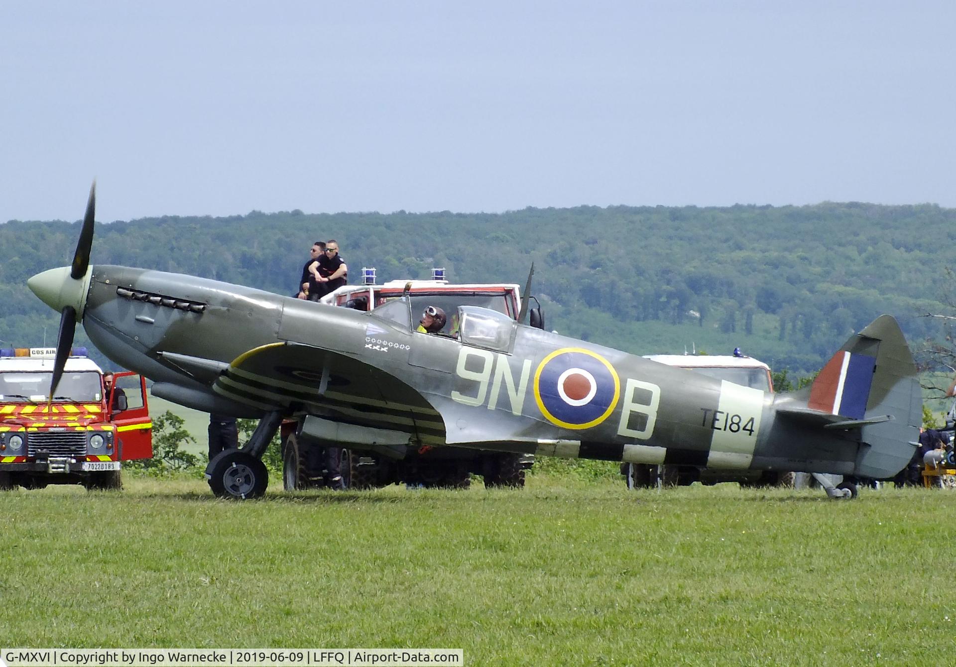 G-MXVI, 1945 Supermarine 361 Spitfire LF.XVIe C/N CBAF.IX.4394, Supermarine Spitfire LF XVIe at the Meeting Aerien 2019, La-Ferte-Alais