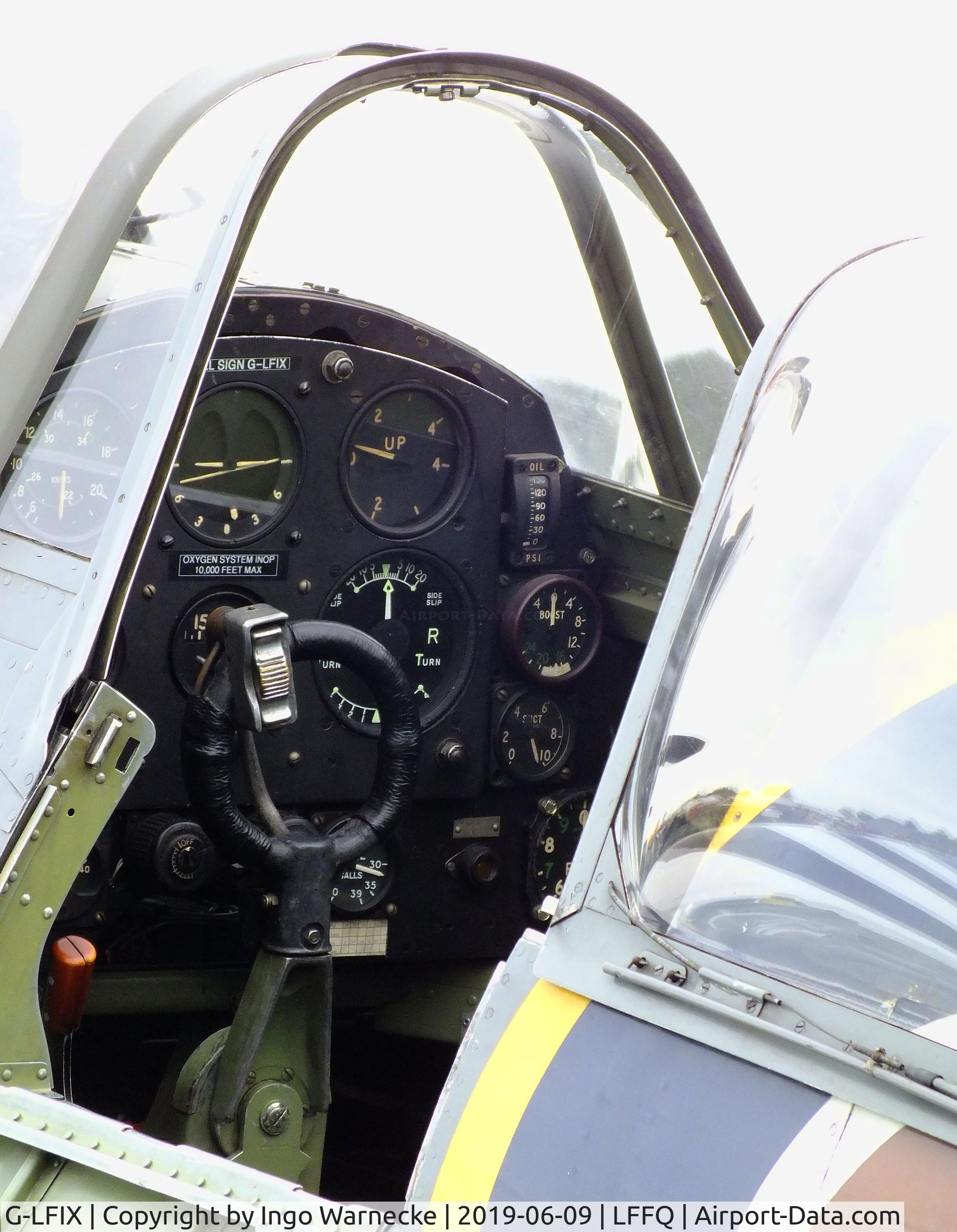 G-LFIX, 1944 Supermarine 509 Spitfire LF.IX (T.IX) C/N CBAF.8463, Supermarine Spitfire LF IX (T IX) at the Meeting Aerien 2019, La-Ferte-Alais