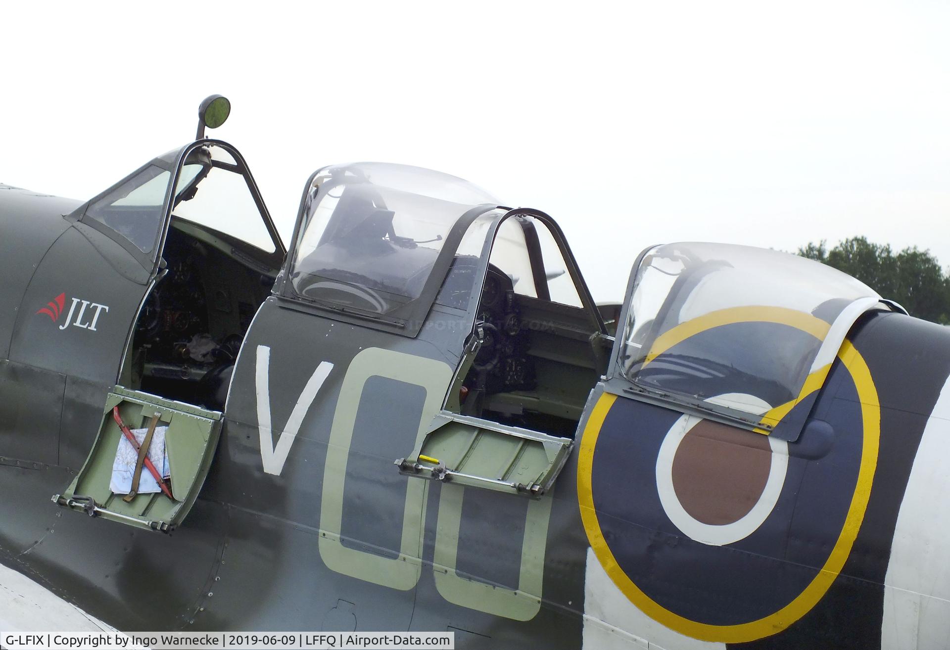 G-LFIX, 1944 Supermarine 509 Spitfire LF.IX (T.IX) C/N CBAF.8463, Supermarine Spitfire LF IX (T IX) at the Meeting Aerien 2019, La-Ferte-Alais