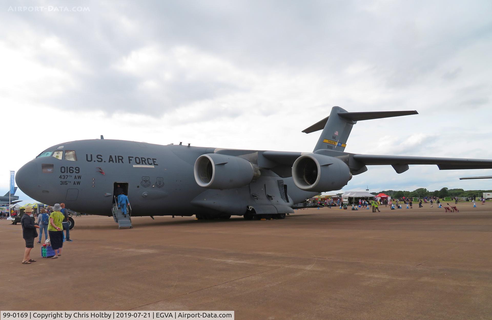 99-0169, 1999 Boeing C-17A Globemaster III C/N 50073/P-69, Globemaster III on static display at RIAT 2019 RAF Fairford