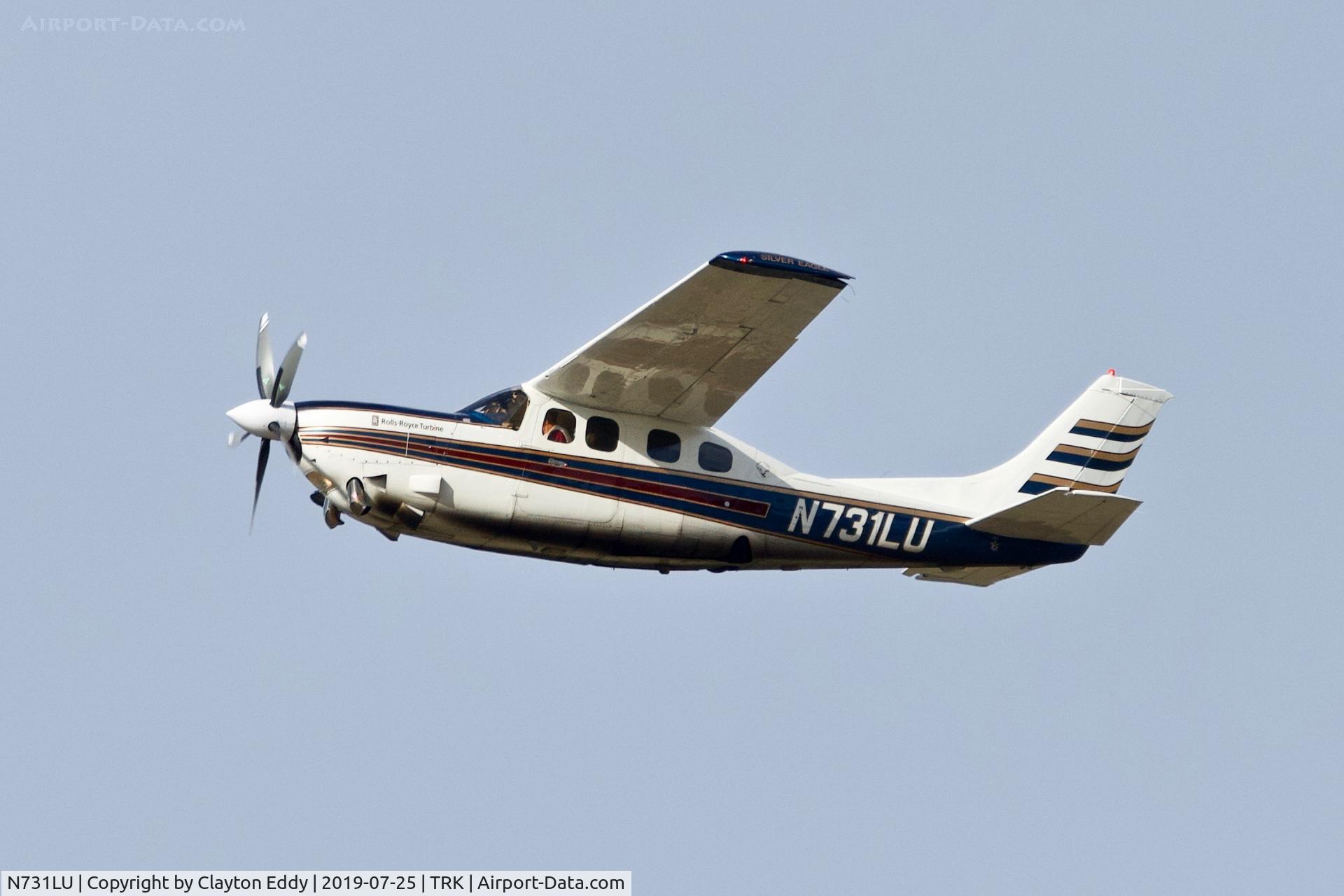 N731LU, 1980 Cessna P210N Pressurised Centurion C/N P21000490, Truckee Airport California 2019.