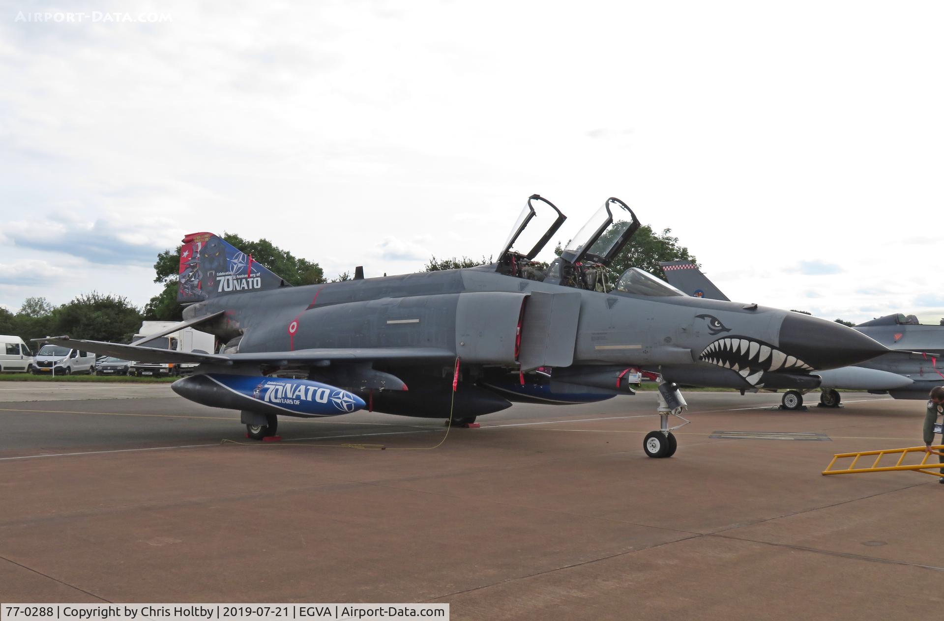 77-0288, 1977 McDonnell Douglas F-4E 2020 Phantom C/N 4997, 'Terminator' on show at RIAT 2019 RAF Fairford