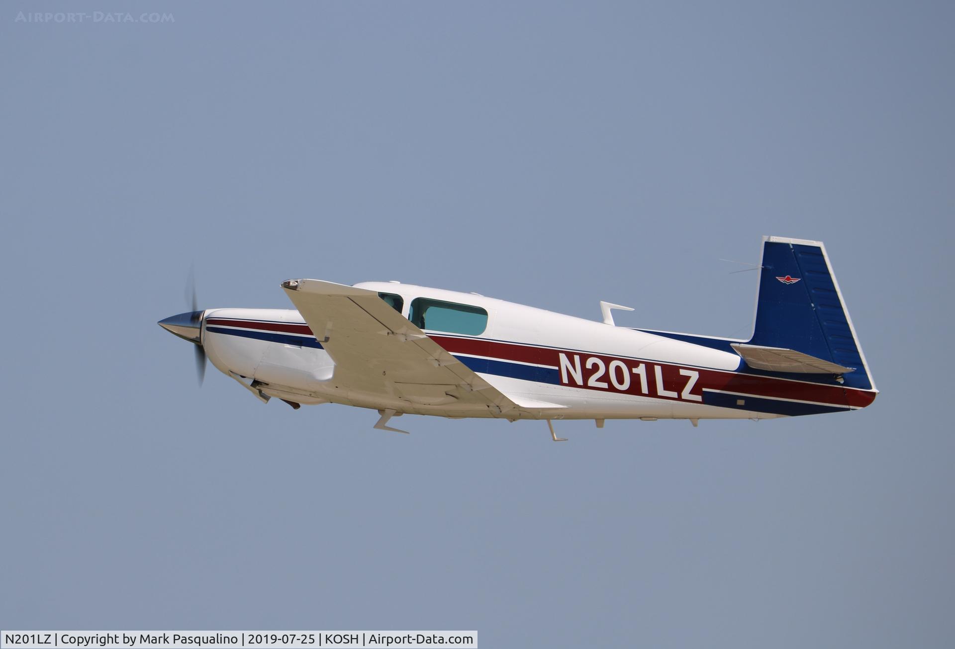 N201LZ, 1977 Mooney M20J 201 C/N 24-0323, Mooney M20J