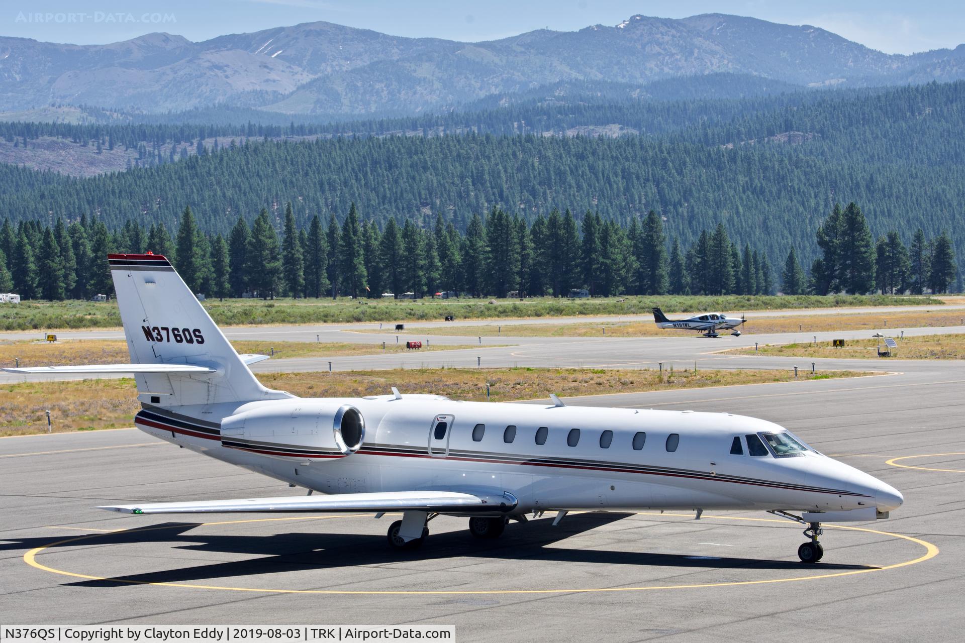 N376QS, 2007 Cessna 680 Citation Sovereign C/N 680-0180, Truckee Airport California 2019.