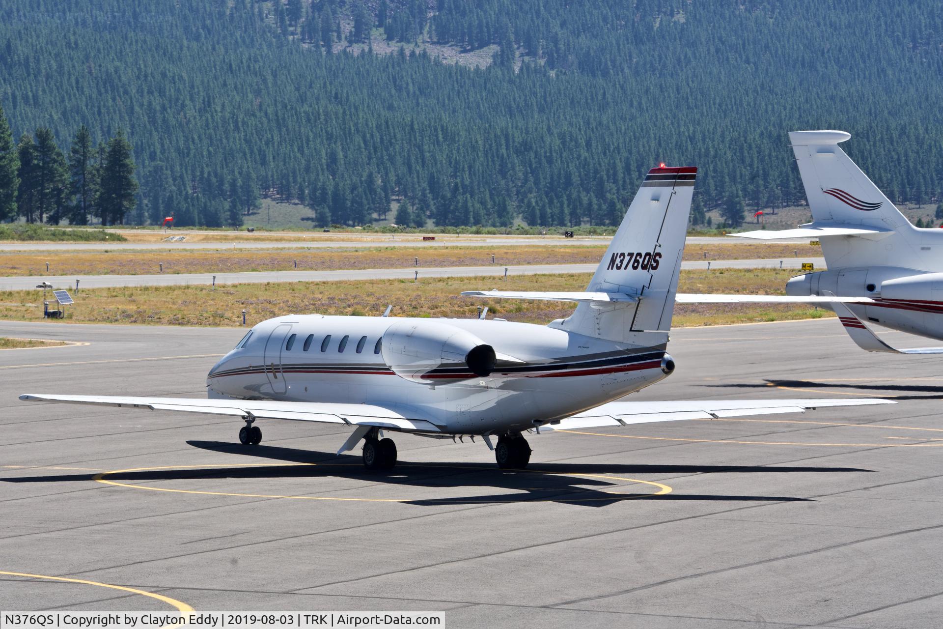 N376QS, 2007 Cessna 680 Citation Sovereign C/N 680-0180, Truckee Airport California 2019.