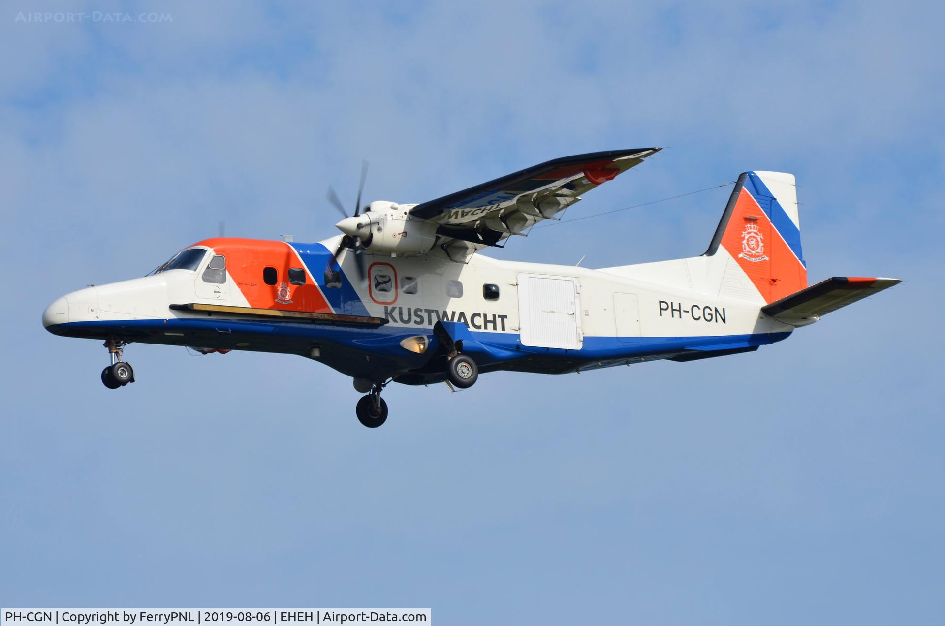 PH-CGN, 1990 Dornier 228-212 C/N 8181, Dutch Coast Guard DO228 doing some touch and goes.