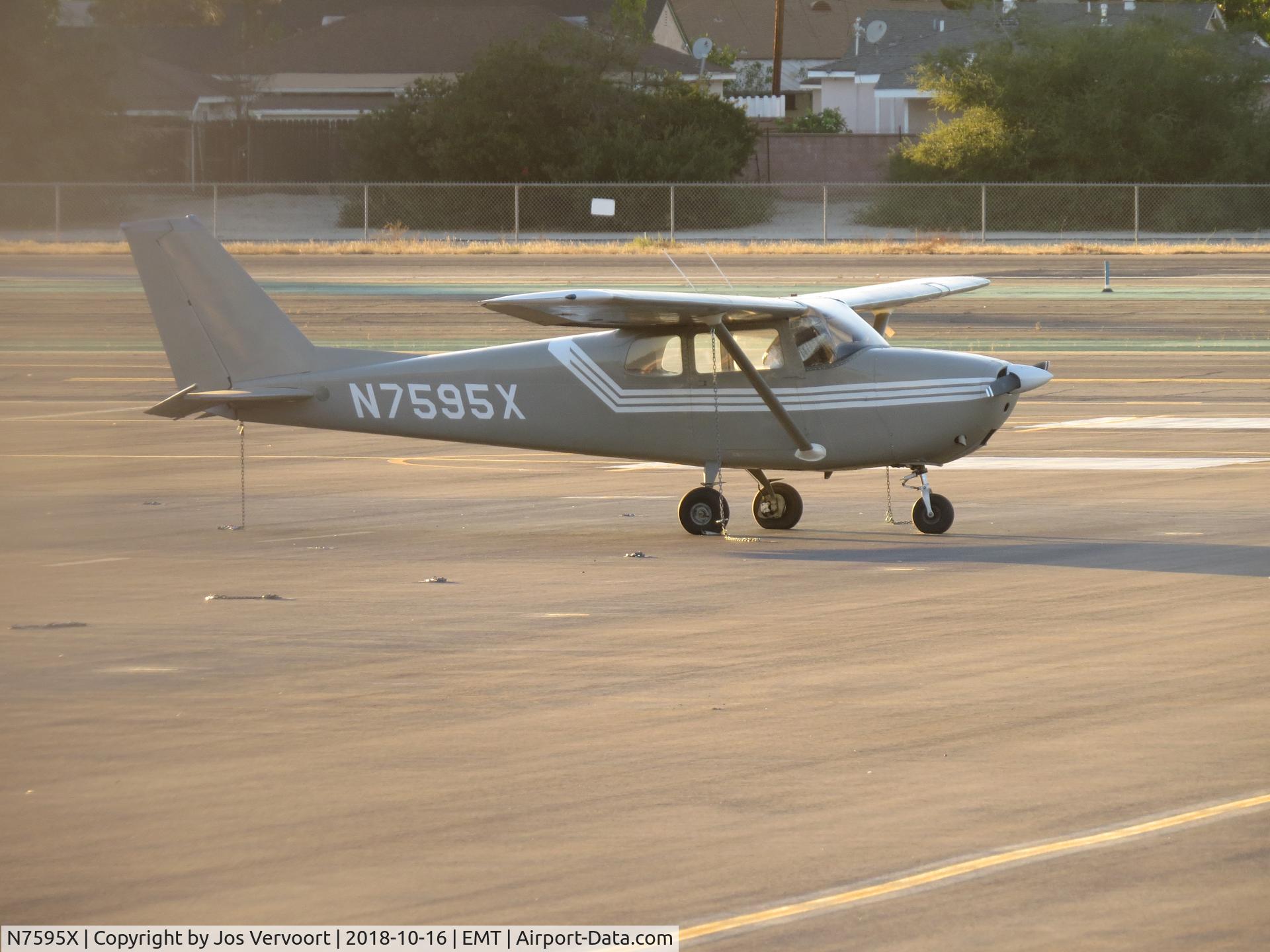 N7595X, 1960 Cessna 172B C/N 17248095, Beautiful 172 in the evening sun