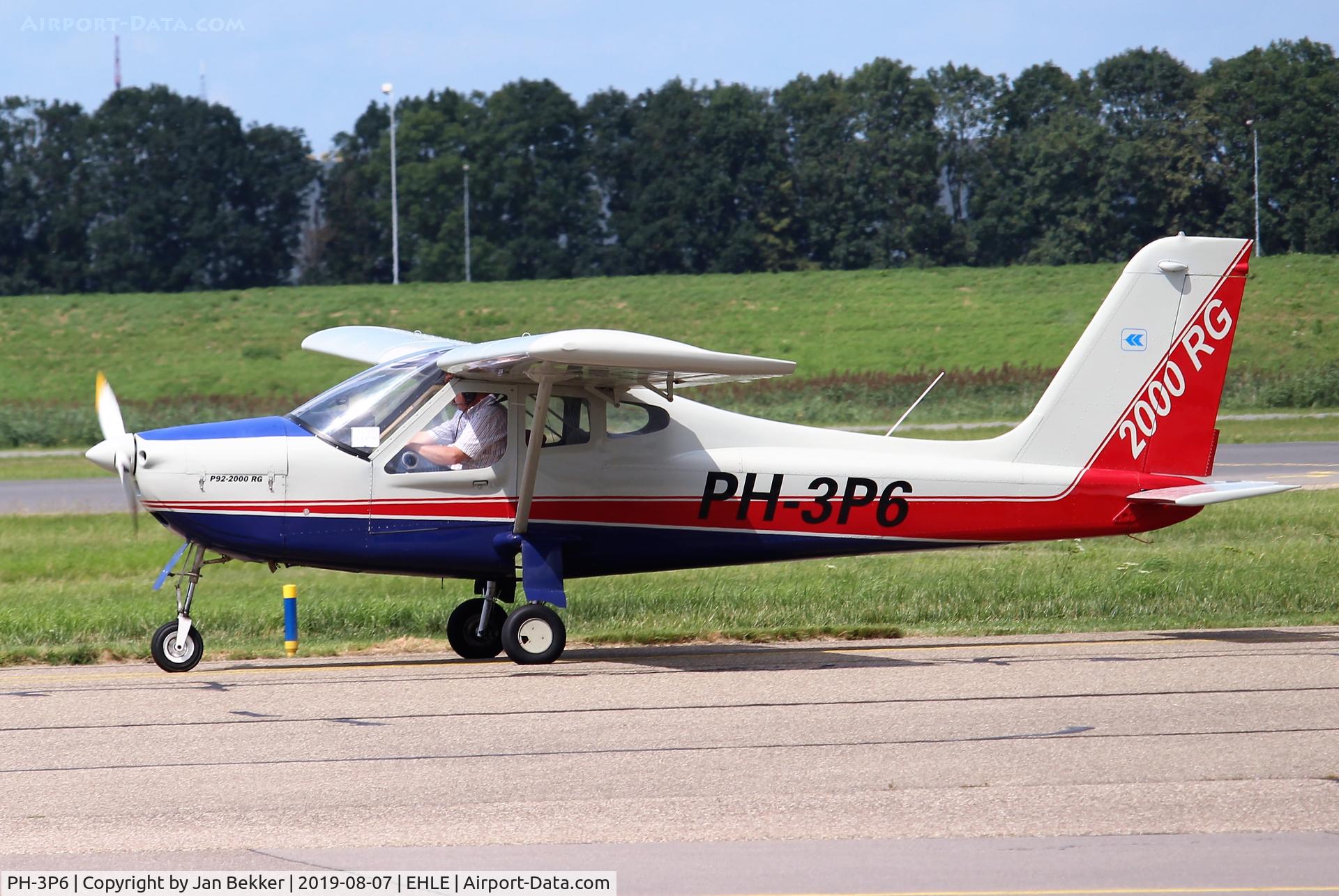 PH-3P6, Tecnam P-92 2000RG C/N 029, Lelystad Airport