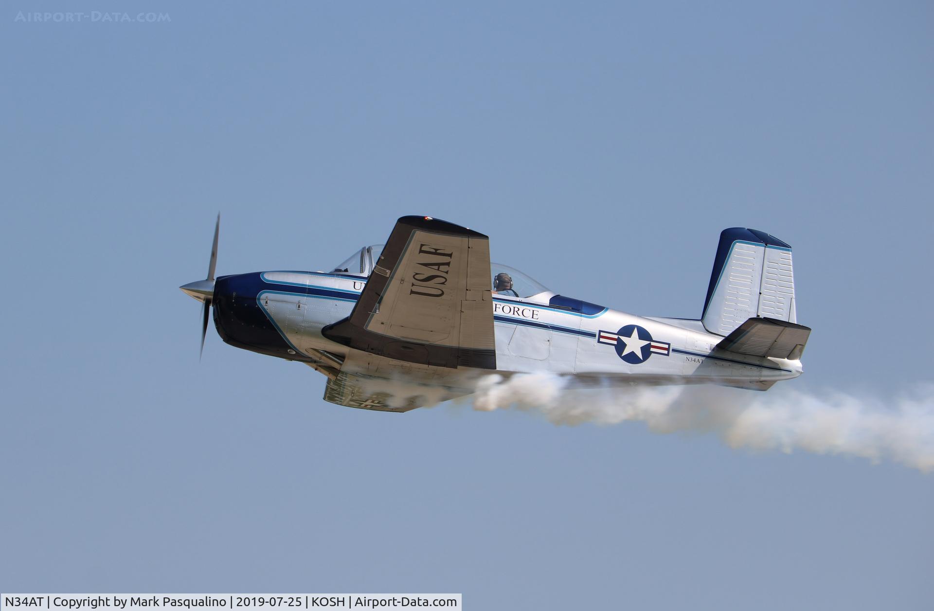 N34AT, 1957 Beech T-34A (A45) Mentor Mentor C/N G-139, Beech T-34A