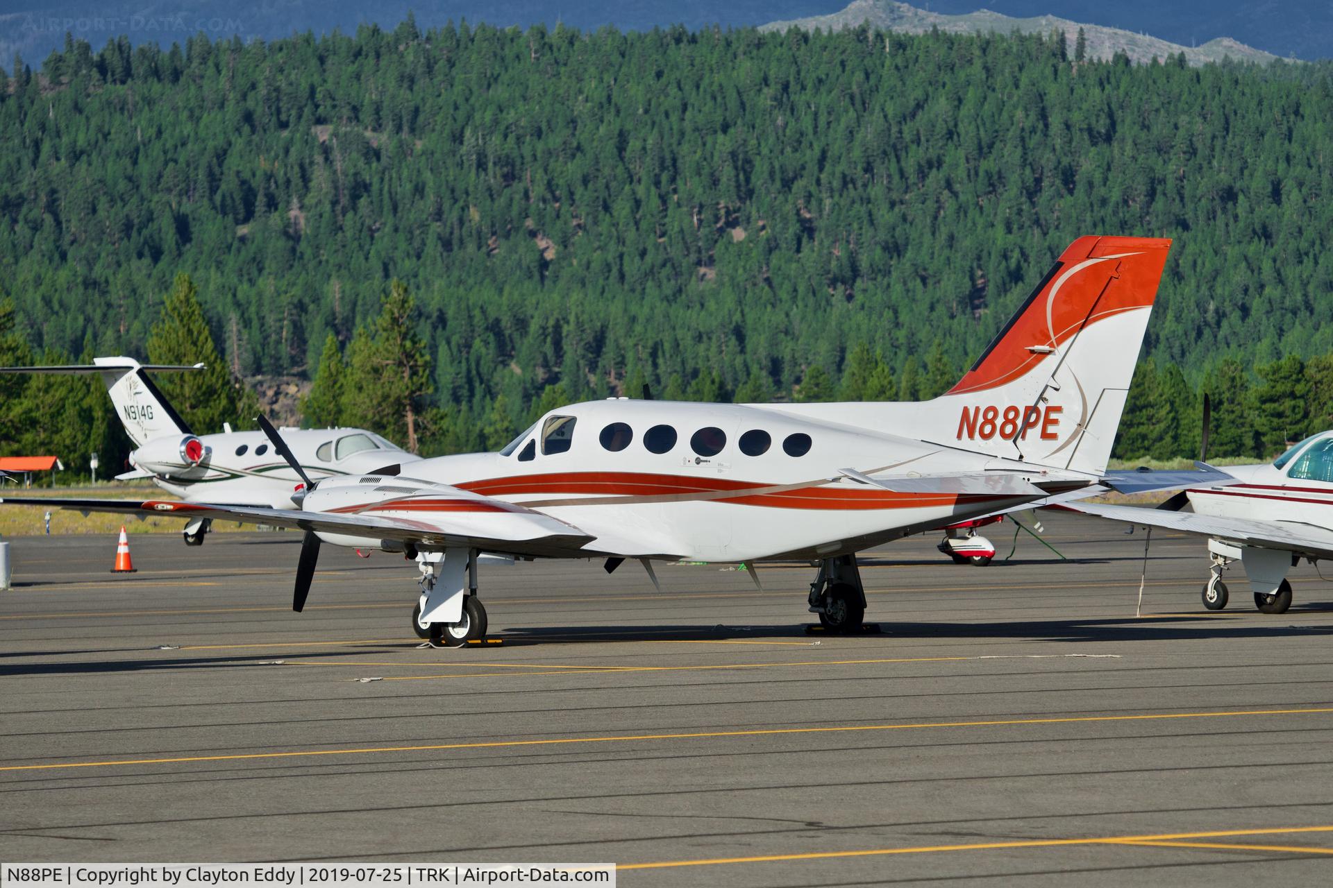 N88PE, Cessna 421C Golden Eagle C/N 421C0851, Truckee Airport California 2019.