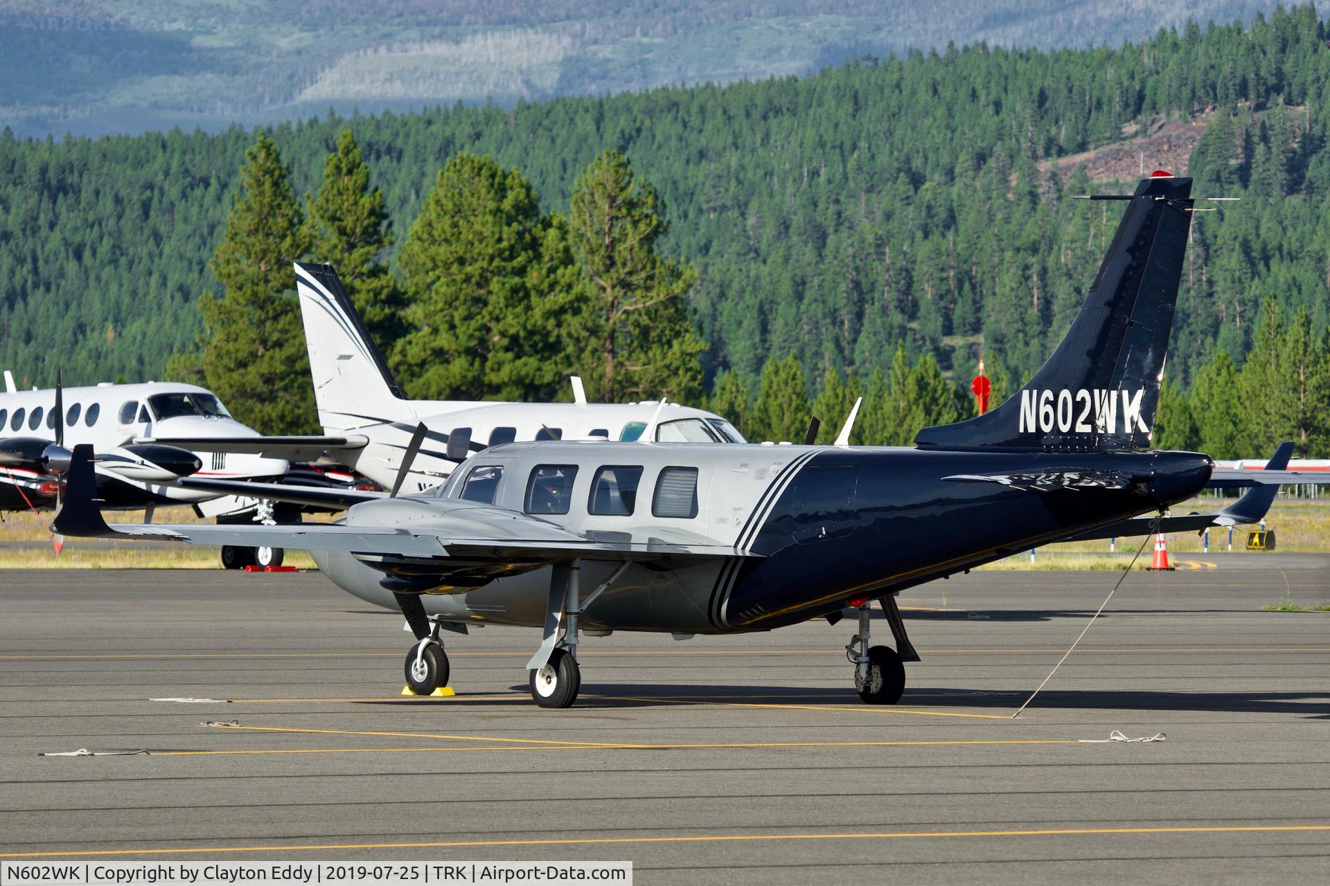 N602WK, 1983 Piper PA-60-602P Aerostar C/N 60-8365019, Truckee Airport California 2019.