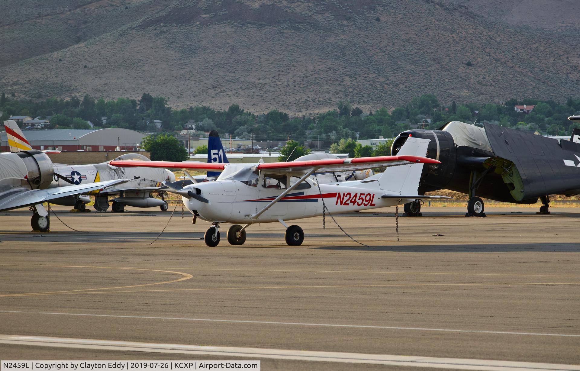 N2459L, 1966 Cessna 172H C/N 17255659, Carson City Airport NV 2019.