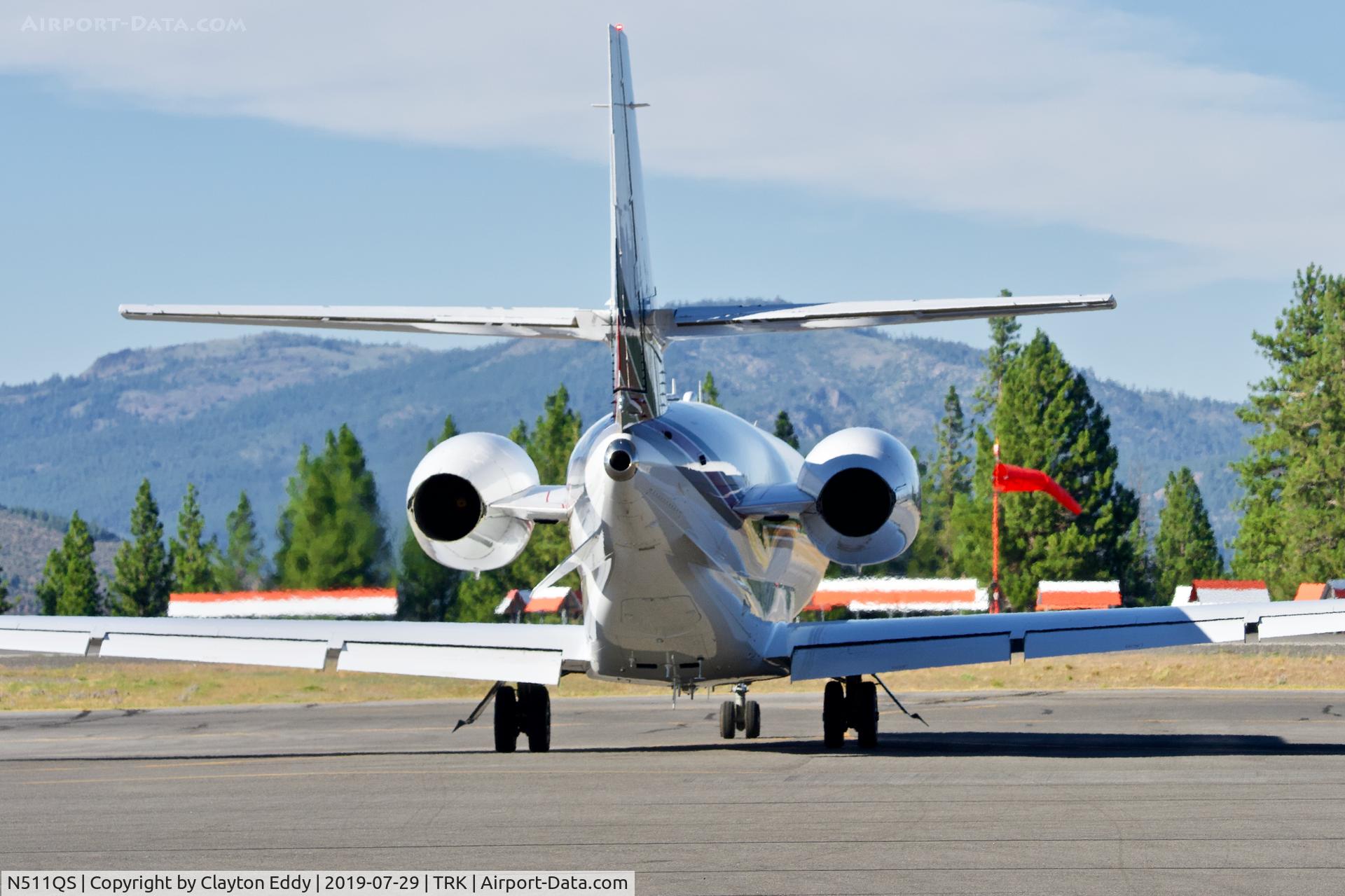N511QS, 2018 Cessna 680A Citation Latitude C/N 680A-0148, Truckee Airport California 2019.