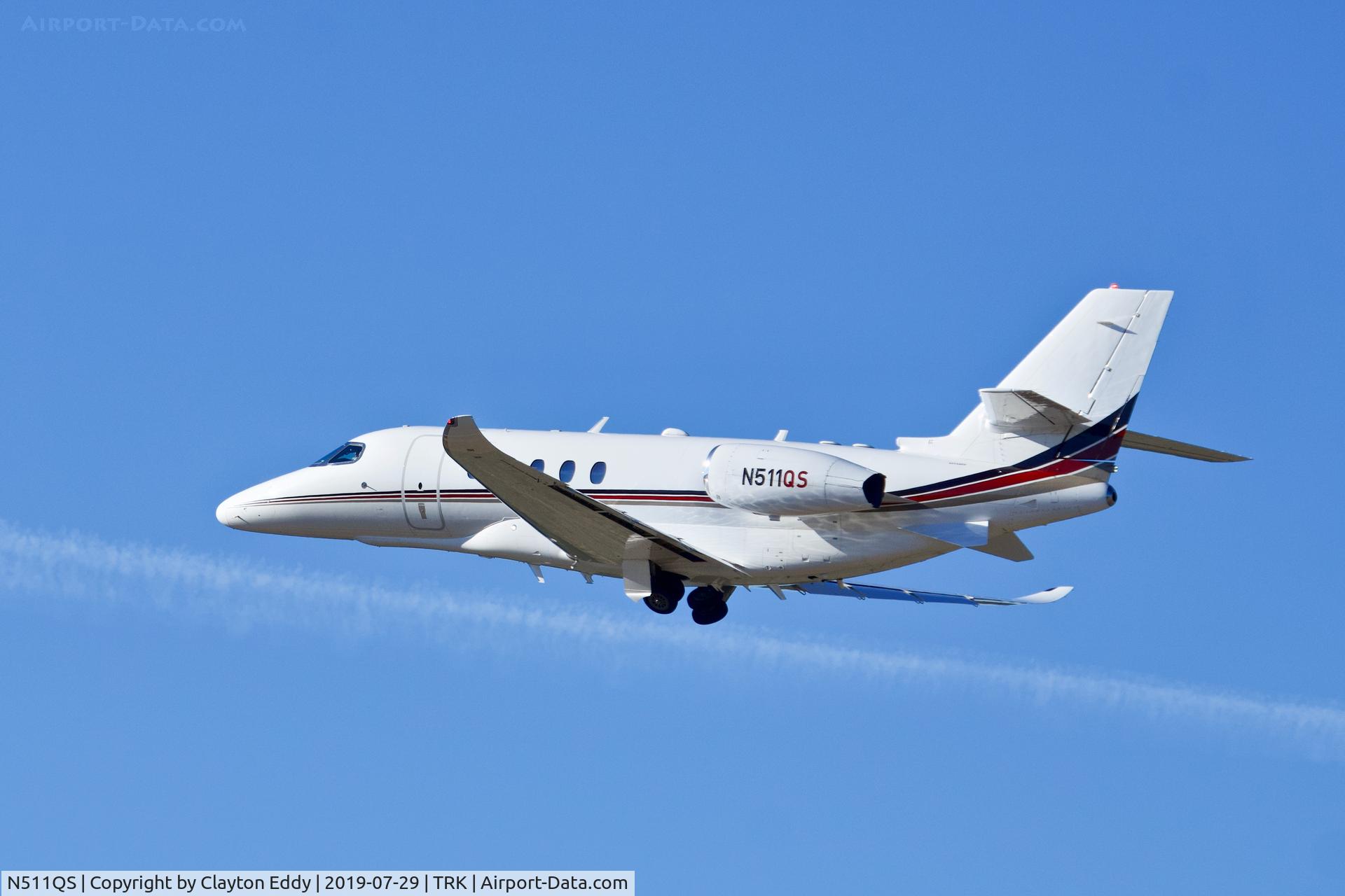 N511QS, 2018 Cessna 680A Citation Latitude C/N 680A-0148, Truckee Airport California 2019.