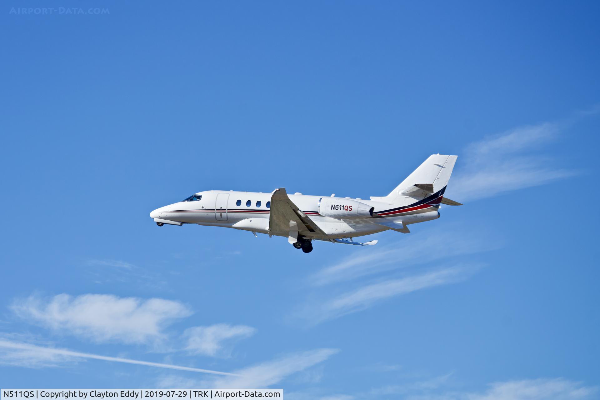 N511QS, 2018 Cessna 680A Citation Latitude C/N 680A-0148, Truckee Airport California 2019.