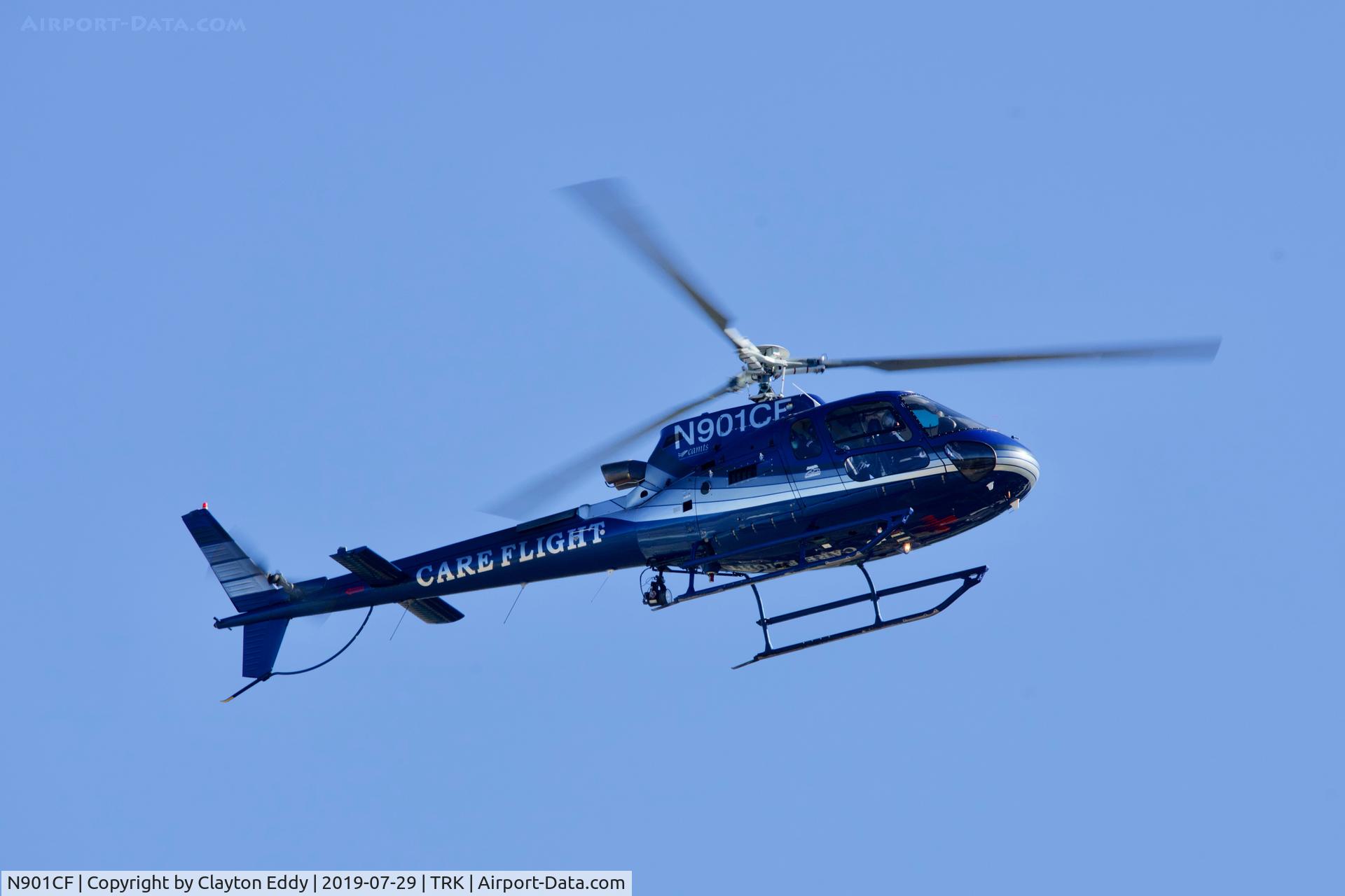 N901CF, 2006 Eurocopter AS-350B-3 Ecureuil Ecureuil C/N 4160, Truckee Airport California 2019.