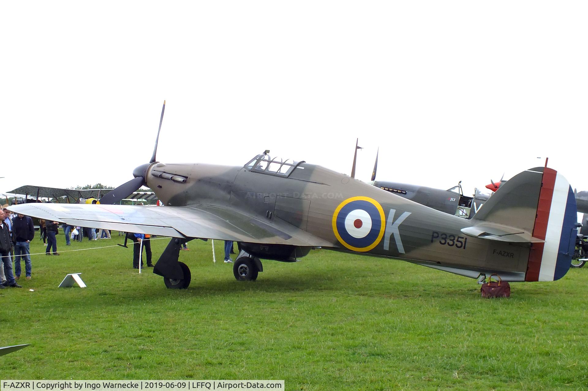 F-AZXR, Hawker Hurricane IIA C/N Not found ZK-TPK, Hawker Hurricane II A at the Meeting Aerien 2019, La-Ferte-Alais