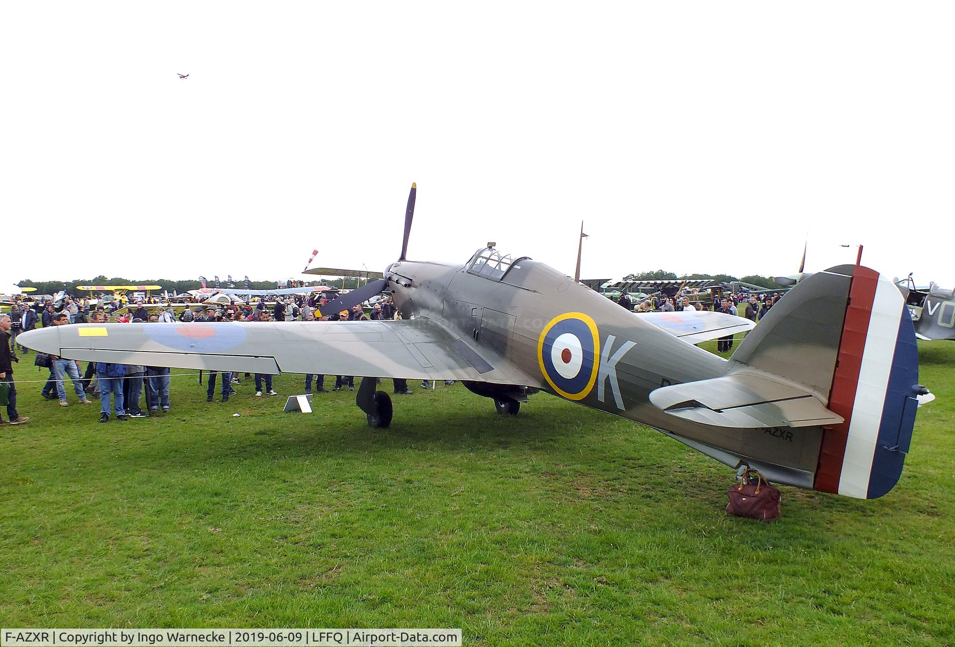 F-AZXR, Hawker Hurricane IIA C/N Not found ZK-TPK, Hawker Hurricane II A at the Meeting Aerien 2019, La-Ferte-Alais