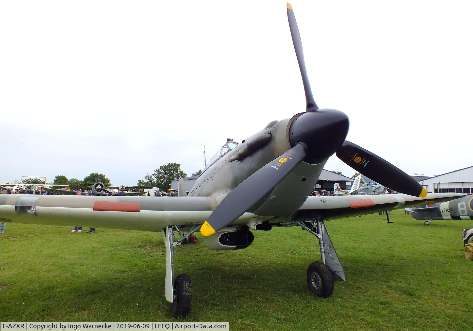F-AZXR, Hawker Hurricane IIA C/N Not found ZK-TPK, Hawker Hurricane II A at the Meeting Aerien 2019, La-Ferte-Alais