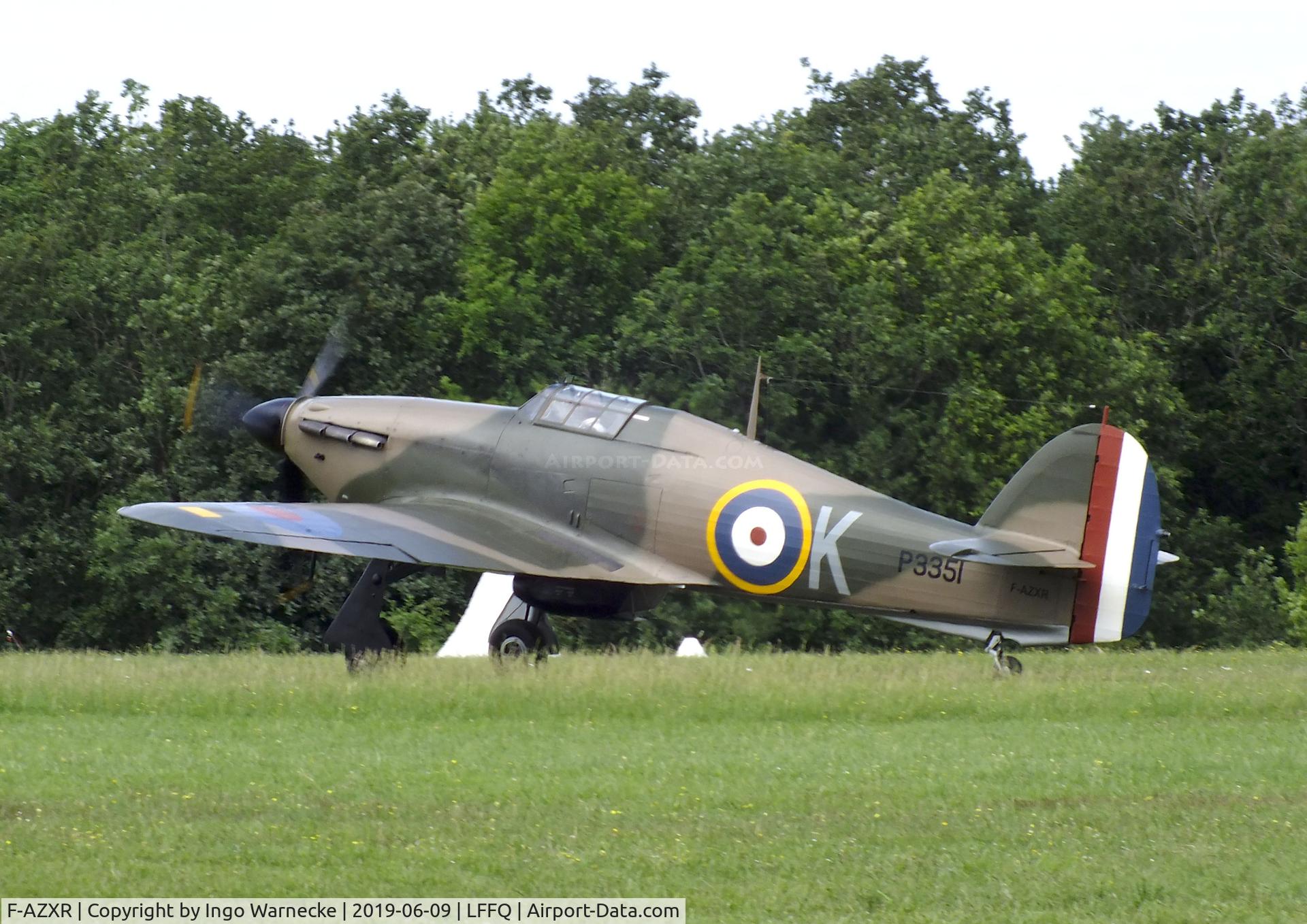 F-AZXR, Hawker Hurricane IIA C/N Not found ZK-TPK, Hawker Hurricane II A at the Meeting Aerien 2019, La-Ferte-Alais