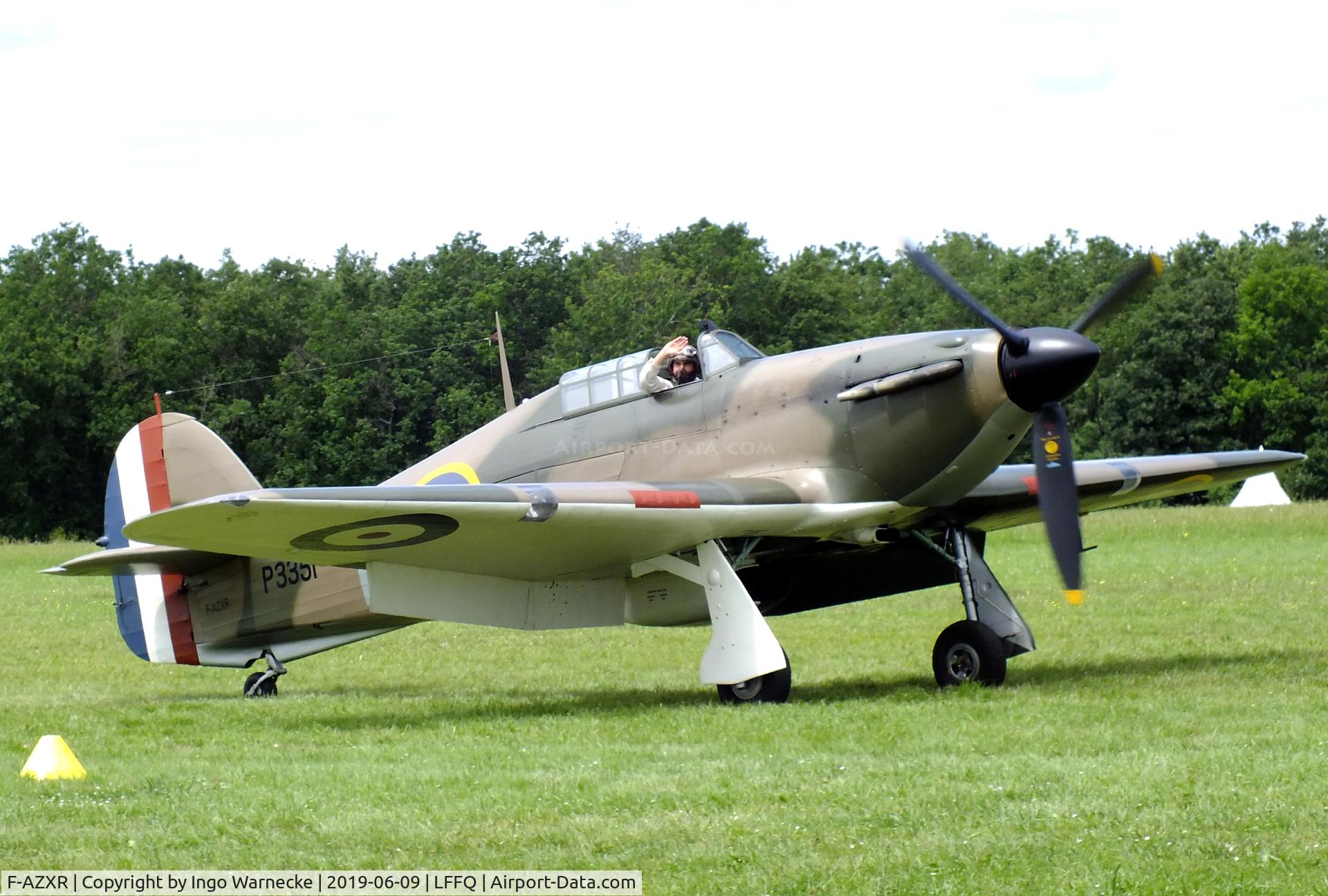 F-AZXR, Hawker Hurricane IIA C/N Not found ZK-TPK, Hawker Hurricane II A at the Meeting Aerien 2019, La-Ferte-Alais