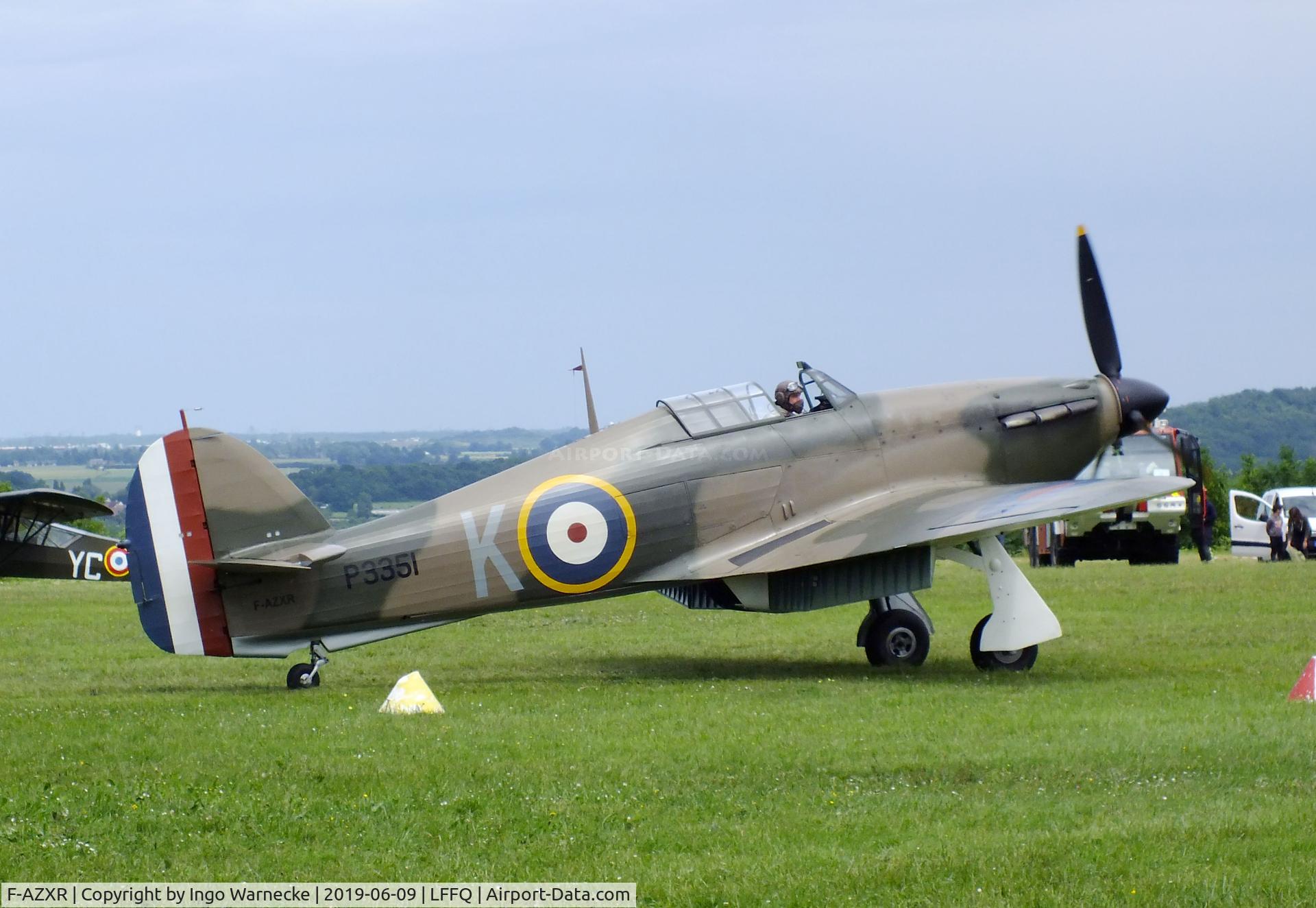 F-AZXR, Hawker Hurricane IIA C/N Not found ZK-TPK, Hawker Hurricane II A at the Meeting Aerien 2019, La-Ferte-Alais