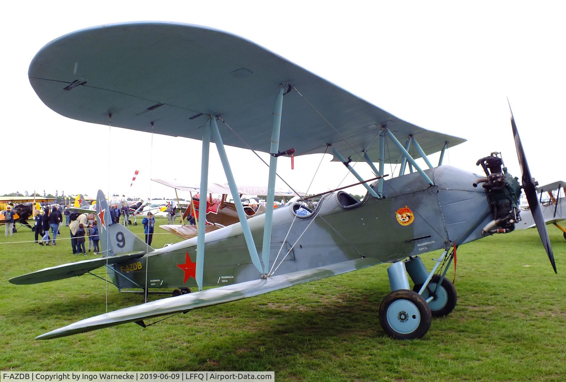 F-AZDB, Polikarpov Po-2W C/N 045, Polikarpov Po-2W at the Meeting Aerien 2019, La-Ferte-Alais