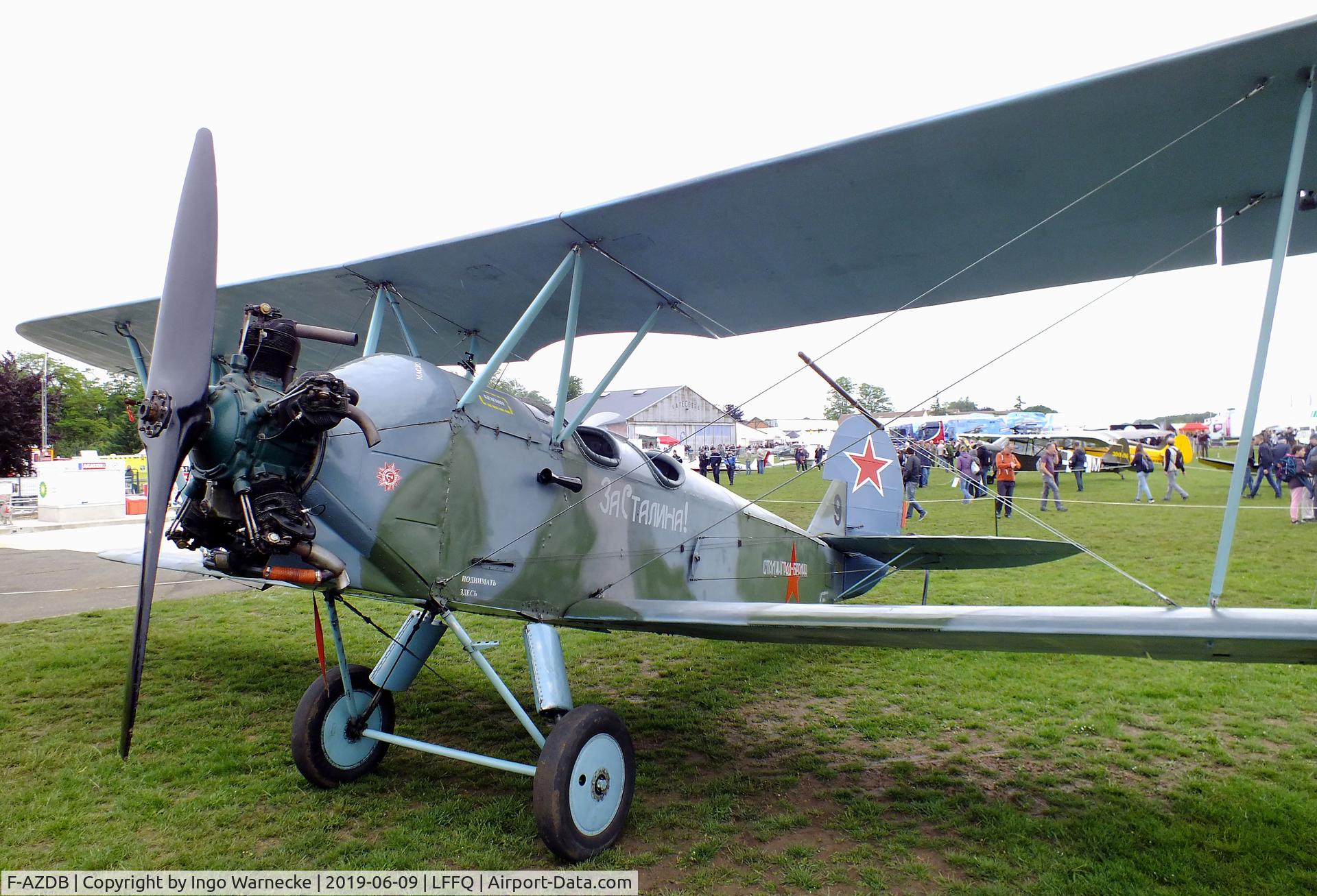 F-AZDB, Polikarpov Po-2W C/N 045, Polikarpov Po-2W at the Meeting Aerien 2019, La-Ferte-Alais
