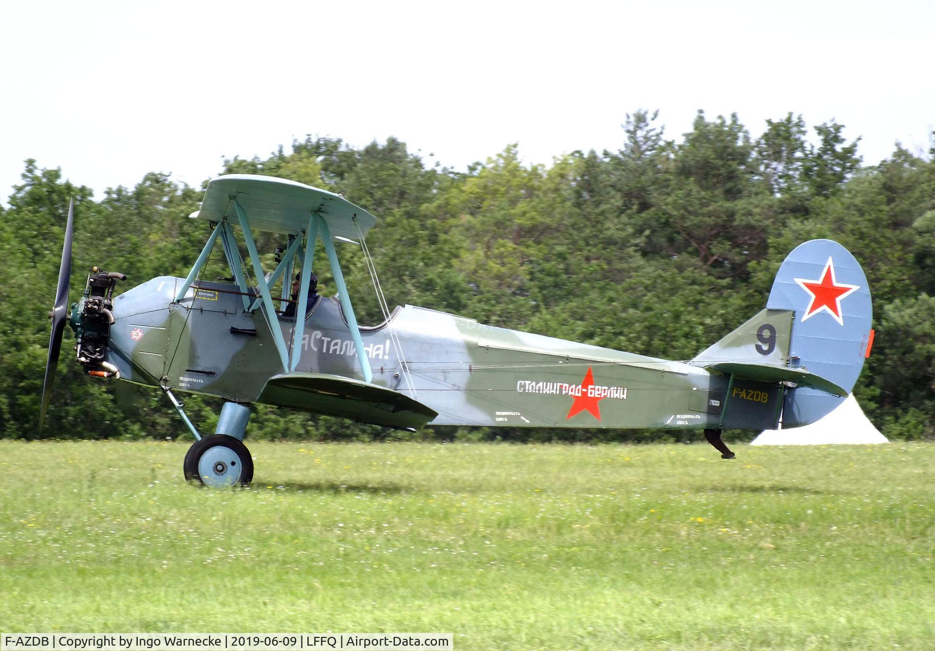 F-AZDB, Polikarpov Po-2W C/N 045, Polikarpov Po-2W at the Meeting Aerien 2019, La-Ferte-Alais