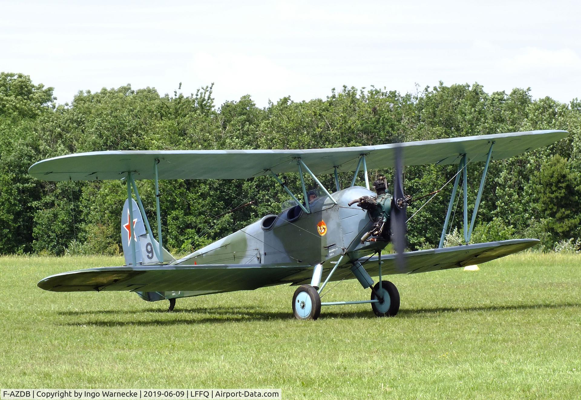 F-AZDB, Polikarpov Po-2W C/N 045, Polikarpov Po-2W at the Meeting Aerien 2019, La-Ferte-Alais