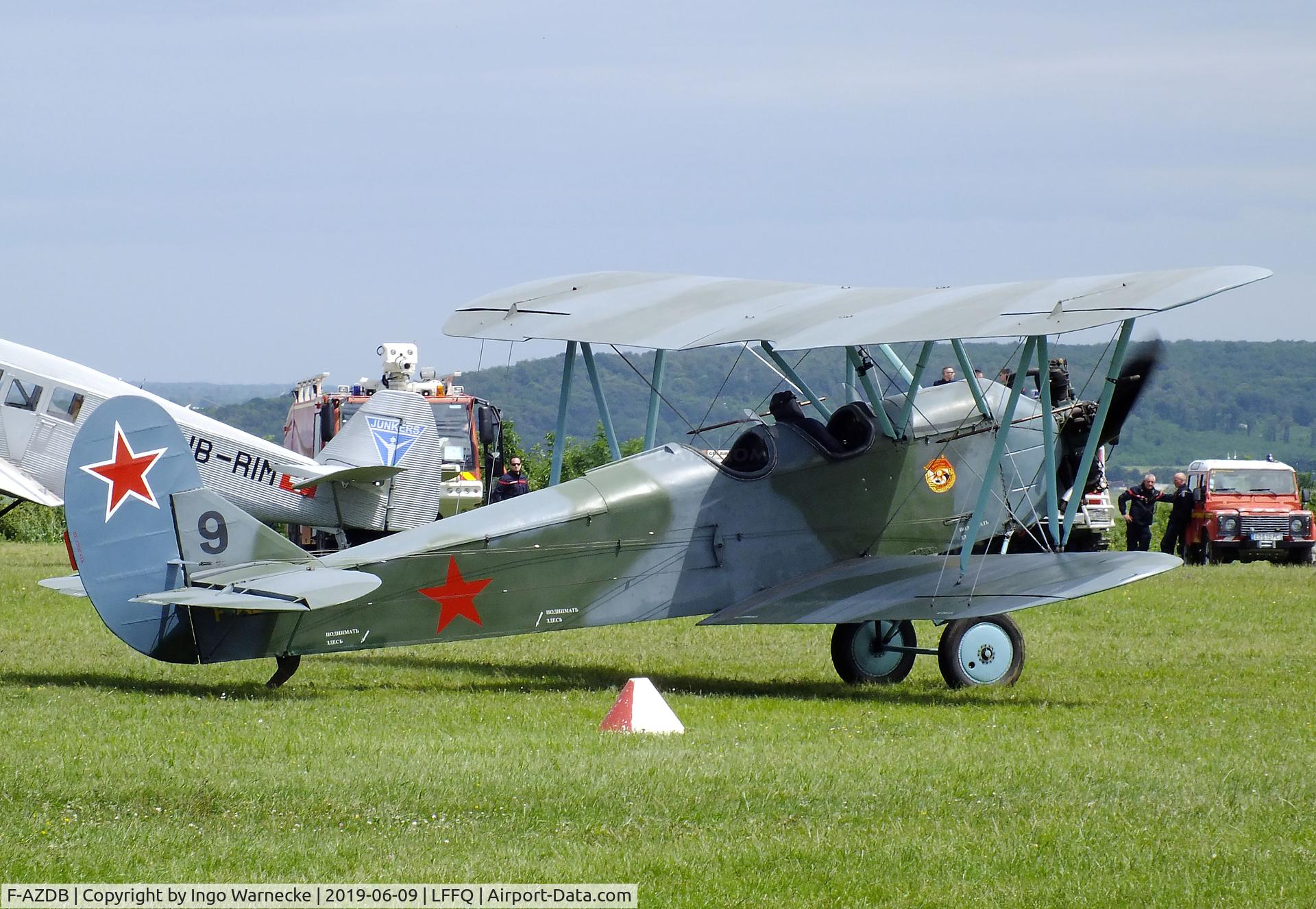 F-AZDB, Polikarpov Po-2W C/N 045, Polikarpov Po-2W at the Meeting Aerien 2019, La-Ferte-Alais