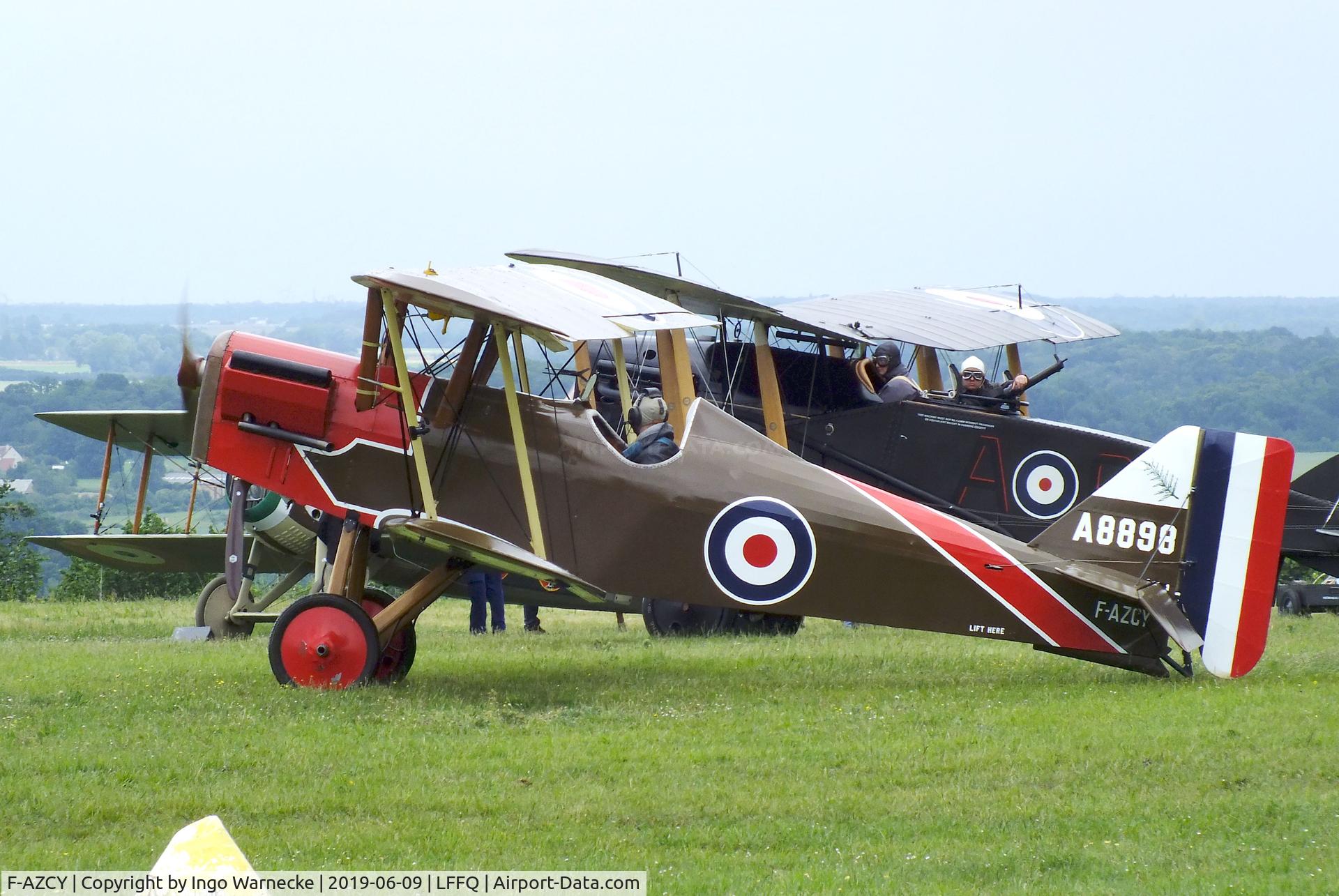 F-AZCY, Royal Aircraft Factory SE-5A Replica C/N 03, Amicale Jean Salis R.A.F. S.E.5A look-alike (converted from a Stampe SV-4) at the Meeting Aerien 2019, La-Ferte-Alais