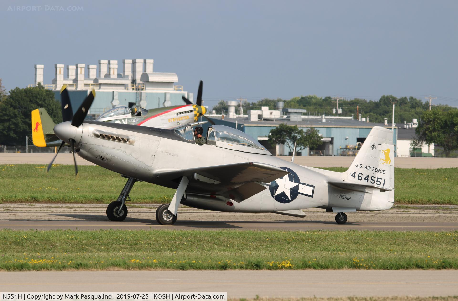 N551H, 1944 North American F-51-H-5-NA C/N 44-64314, North American P-51H