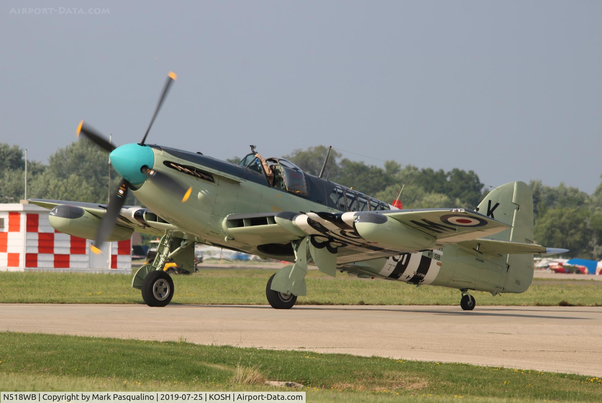 N518WB, 1950 Fairey Firefly AS.6 C/N F.8646, Fairy Firefly AS.6