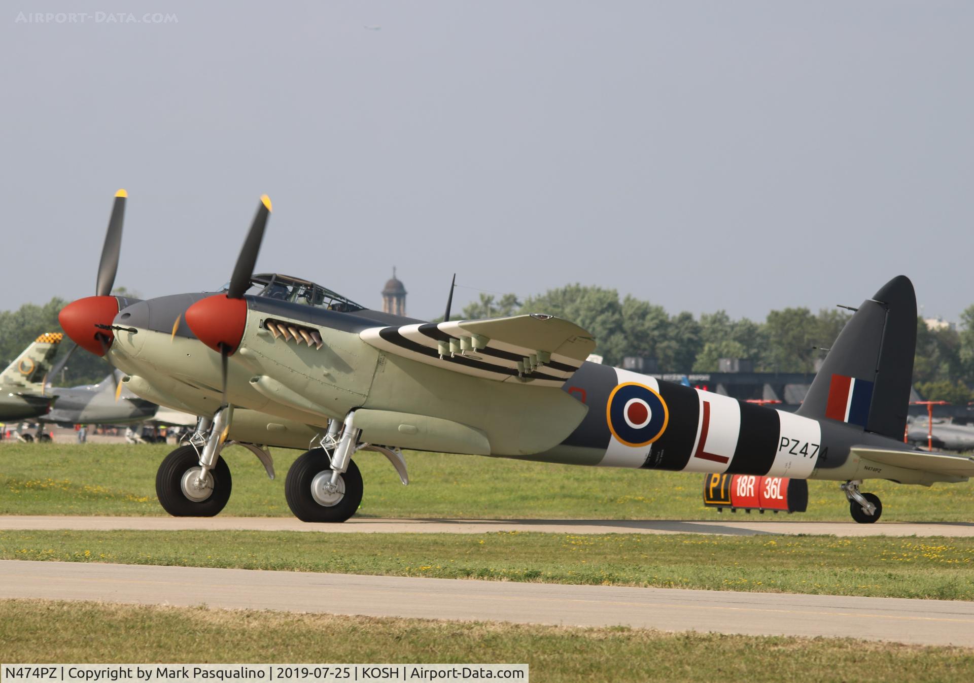 N474PZ, 1945 De Havilland DH.98 Mosquito FB.VI C/N NZ2384/PZ474, DH.98 Mosquito FB.VI