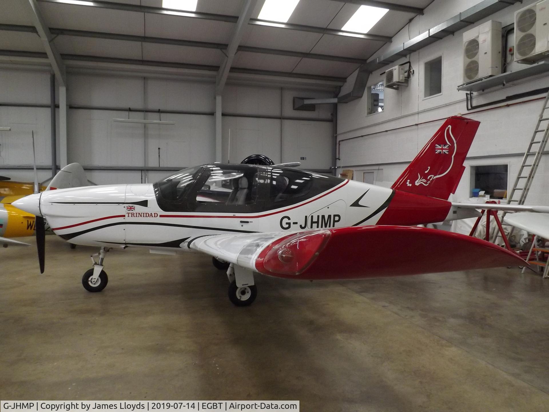 G-JHMP, 1988 Socata TB-20 Trinidad C/N 858, Parked at her hanger