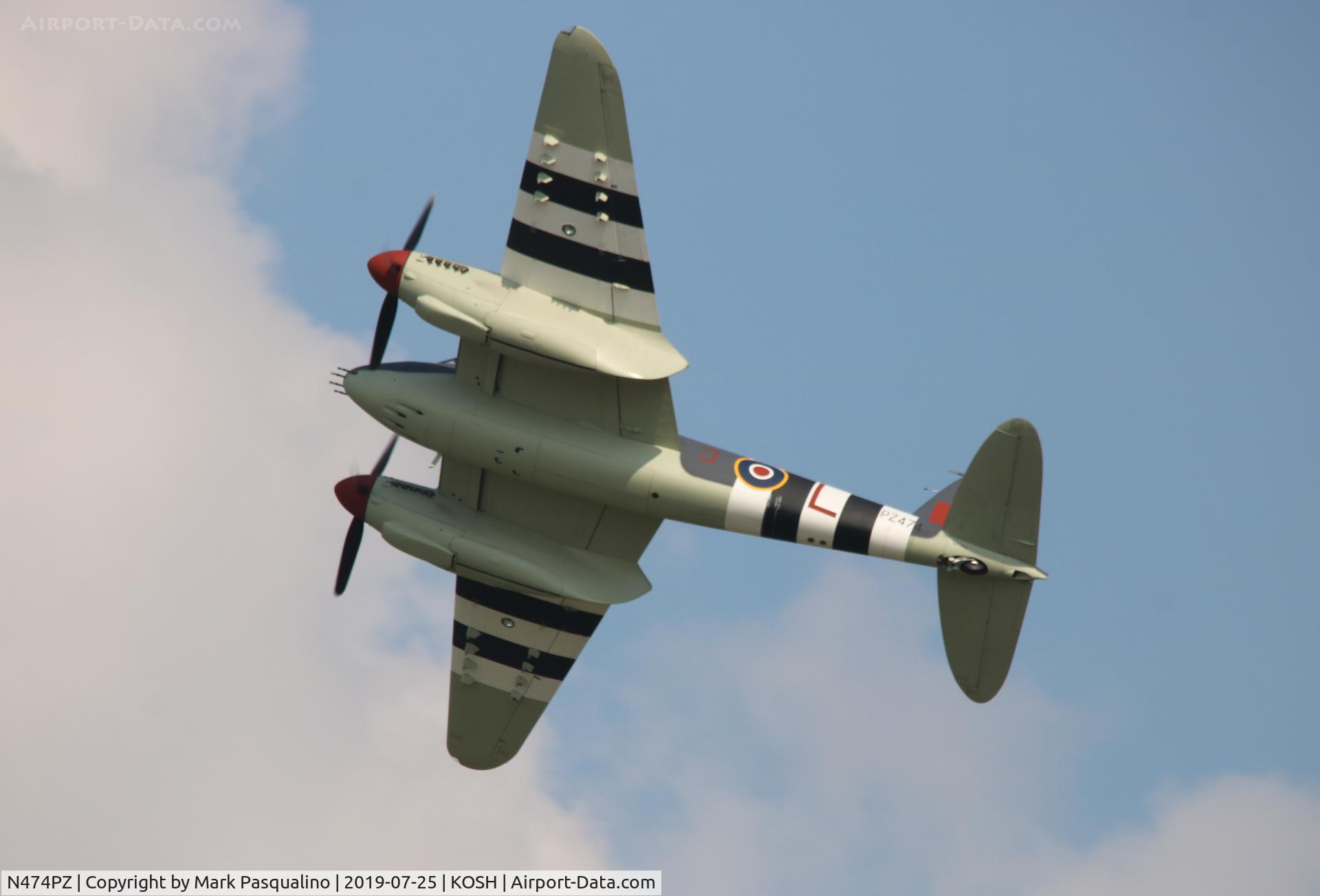 N474PZ, 1945 De Havilland DH.98 Mosquito FB.VI C/N NZ2384/PZ474, DH.98 Mosquito FB.VI
