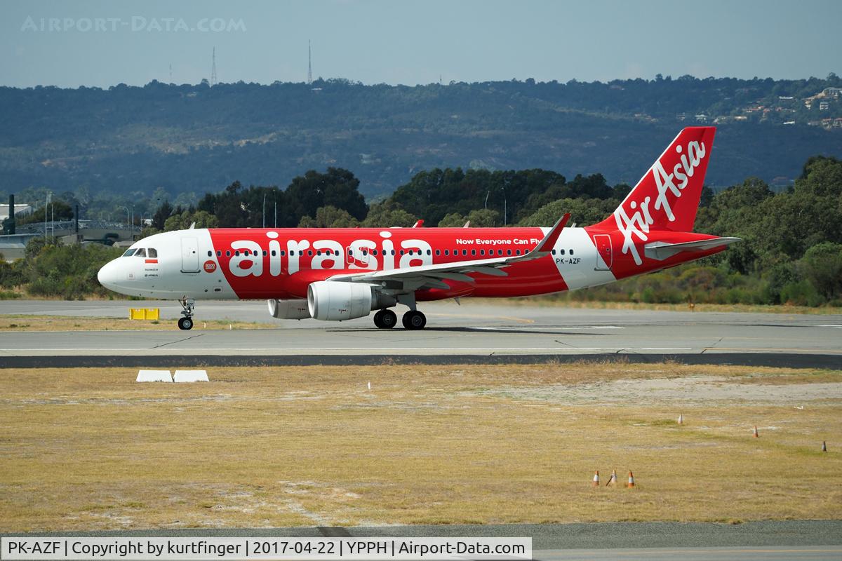 PK-AZF, 2013 Airbus A320-216 C/N 5706, Airbus A320-216 AirAsia PK-AZF runway 03 YPPH 220417