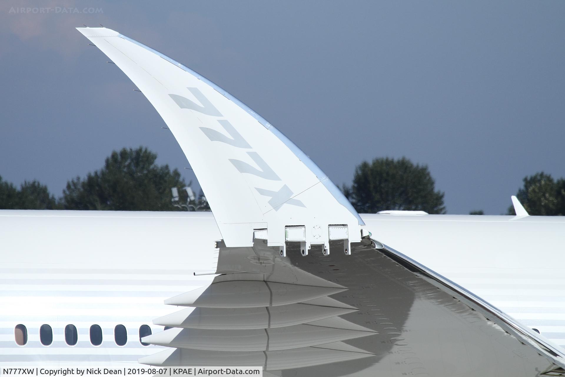 N777XW, 2019 Boeing 777-9X C/N 64240, PAE/KPAE, very impressive folded wingtip