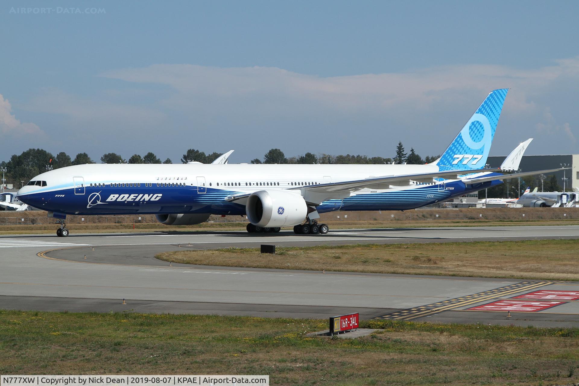 N777XW, 2019 Boeing 777-9X C/N 64240, PAE/KPAE