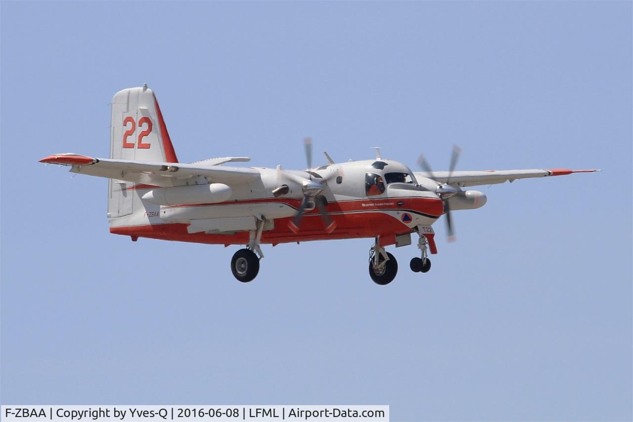 F-ZBAA, Grumman TS-2A/Conair Turbo Firecat C/N 456, Conair Turbo Firecat, Short approach Rwy 31R, Marseille-Provence Airport (LFML-MRS)