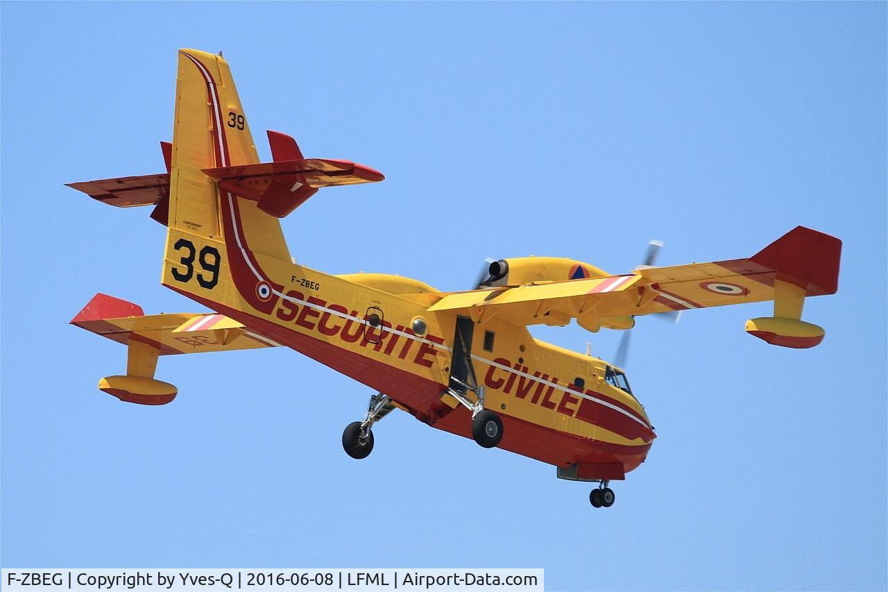F-ZBEG, Canadair CL-215-6B11 CL-415 C/N 2015, Canadair CL-415, On final Rwy 31R, Marseille-Provence Airport (LFML-MRS)