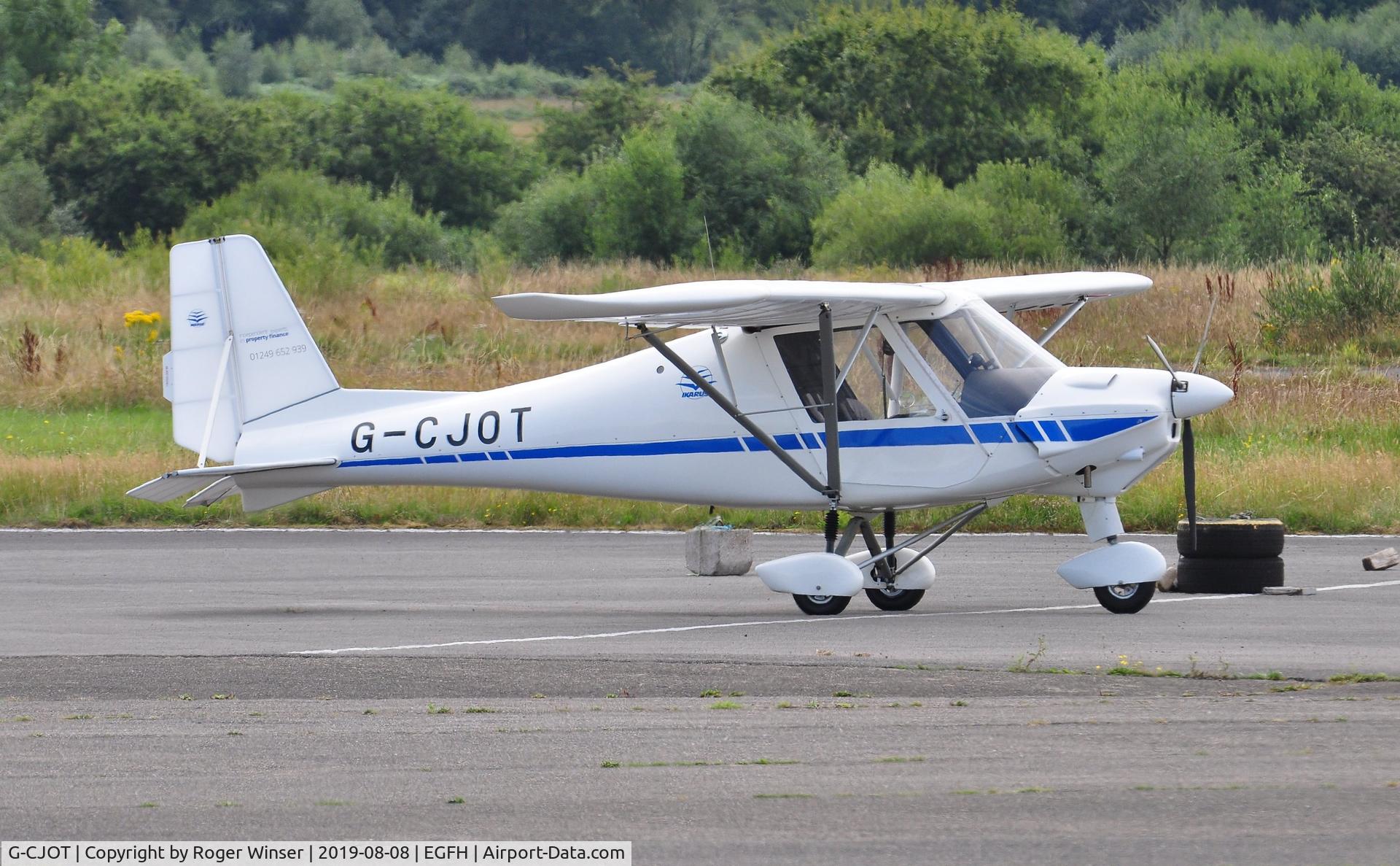 G-CJOT, 2016 Comco  Ikarus C42 FB80 Bravo C/N 1606-7459, Visiting Ikarus Bravo.