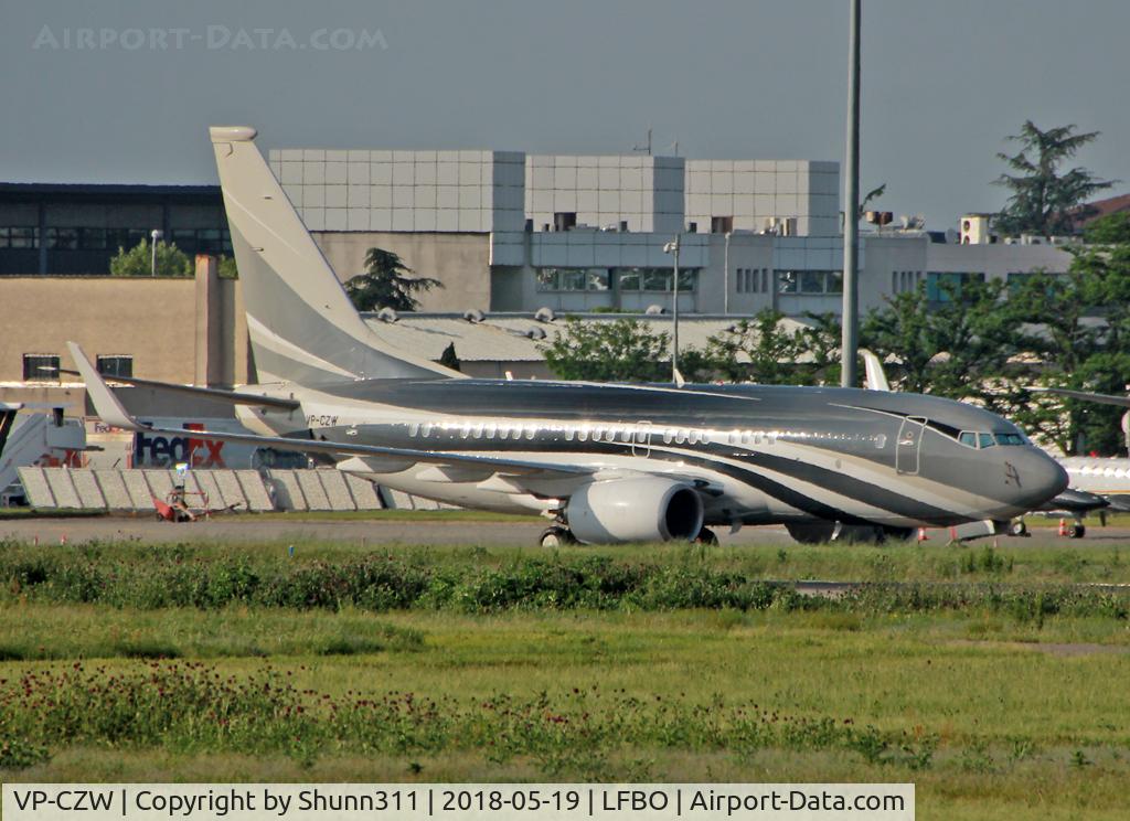 VP-CZW, 2013 Boeing 737-7JW C/N 38408, Parked at the old Terminal...