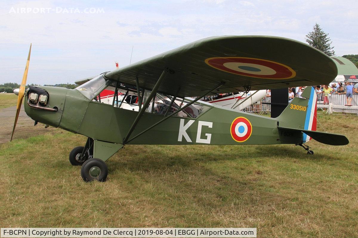 F-BCPN, Piper J3C-65 Cub Cub C/N 11801, Tailwheel meet at Overboelare.