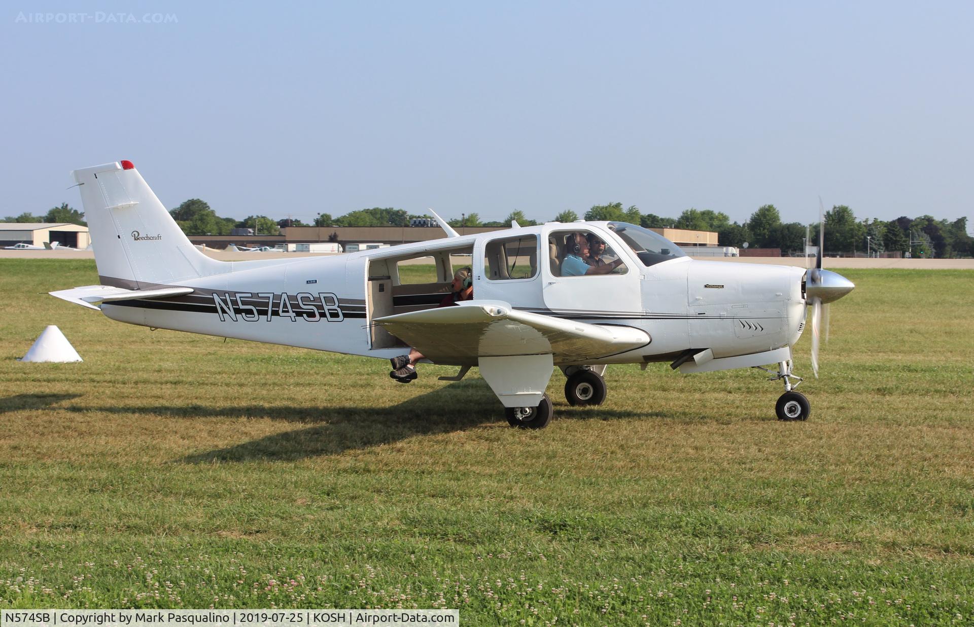 N574SB, 1972 Beech A36 Bonanza 36 C/N E-312, Beech A36