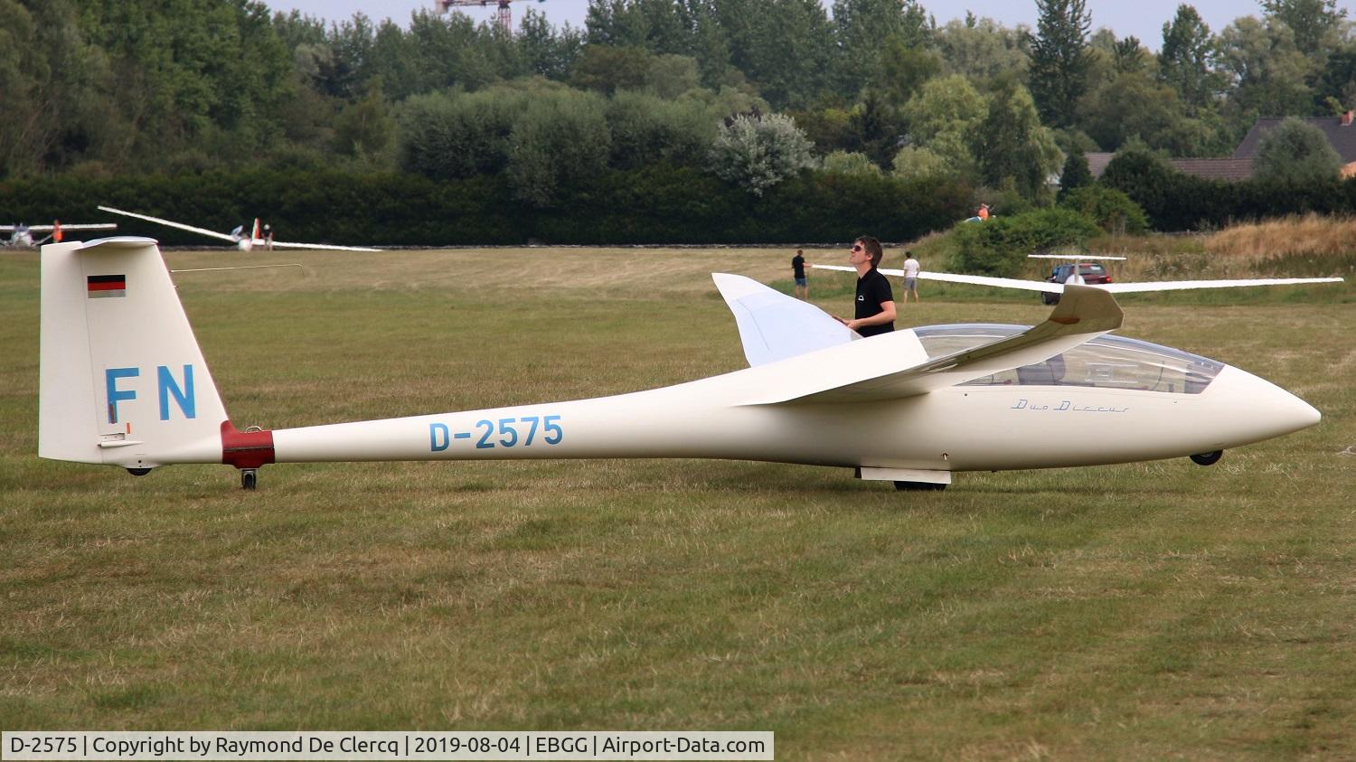 D-2575, 1995 Schempp-Hirth Duo Discus C/N 66, VZP  opendoor at Overboelare.