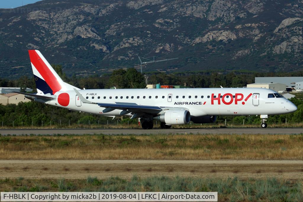 F-HBLK, 2018 Embraer 190STD (ERJ-190-100) C/N 19000760, Landing