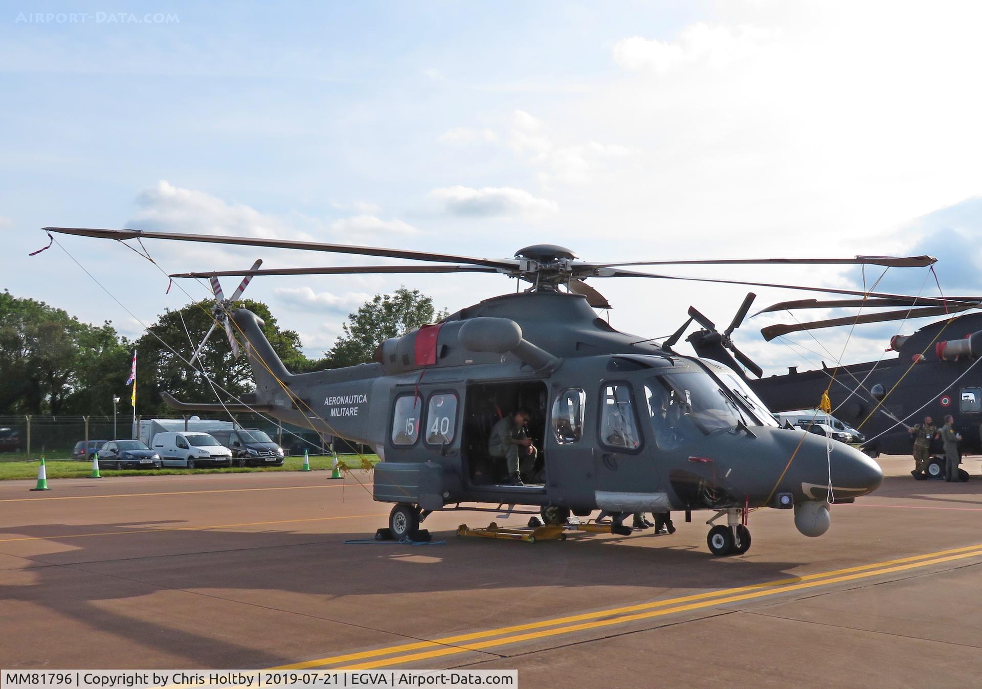 MM81796, 2012 AgustaWestland HH-139A C/N 31403, Italian Air force AW139M on show at RIAT 2019 RAF Fairford